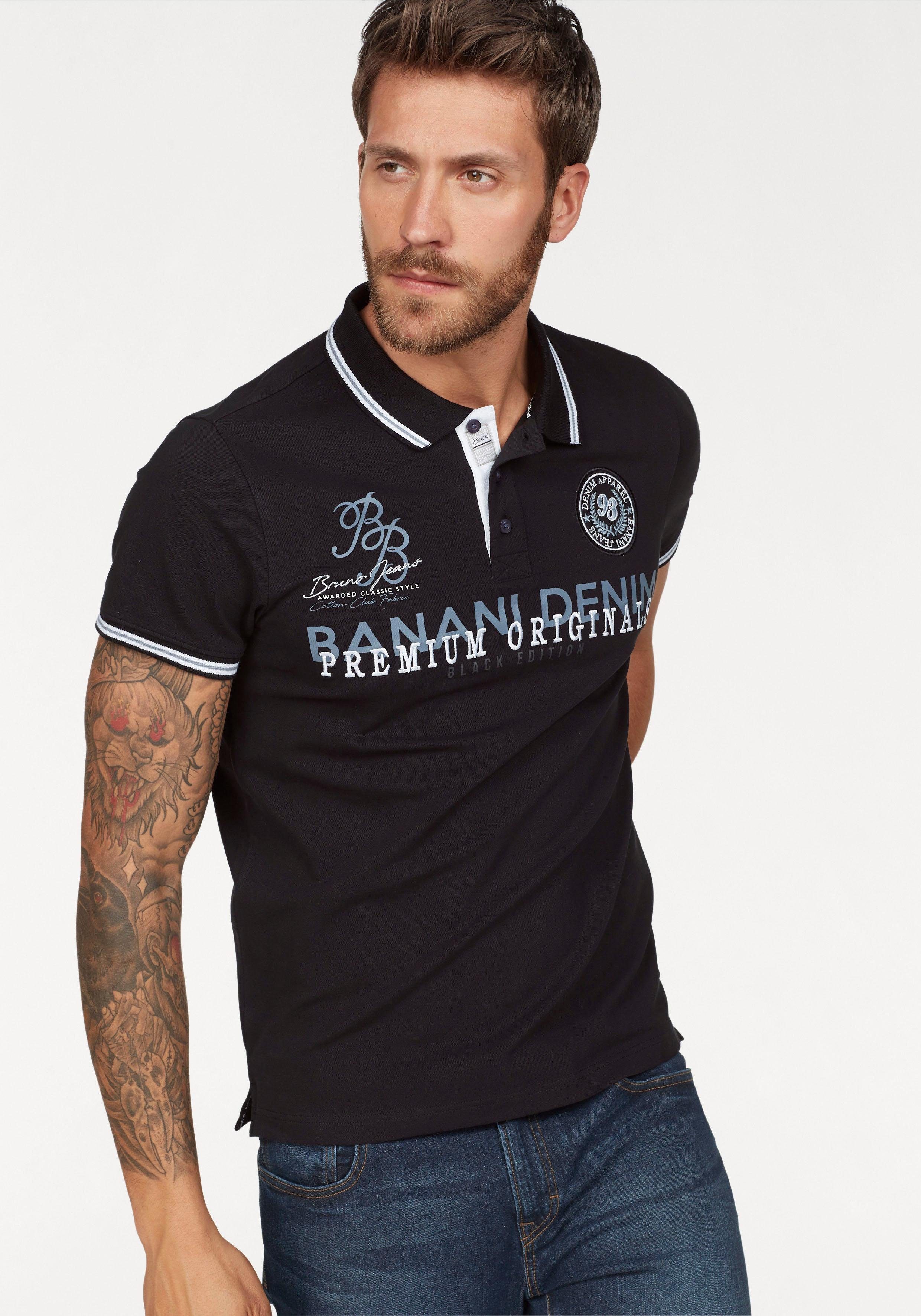 Bruno Banani Poloshirt Kurzarm, körpernahe Passform, günstig online kaufen