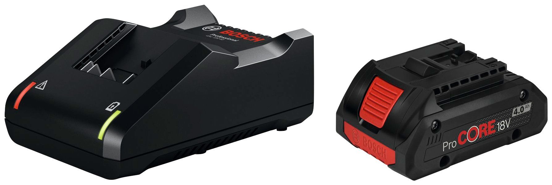 Bosch Professional Akku Starter-Set, 18 V, 4 Ah, inkl. Schnellladegerät