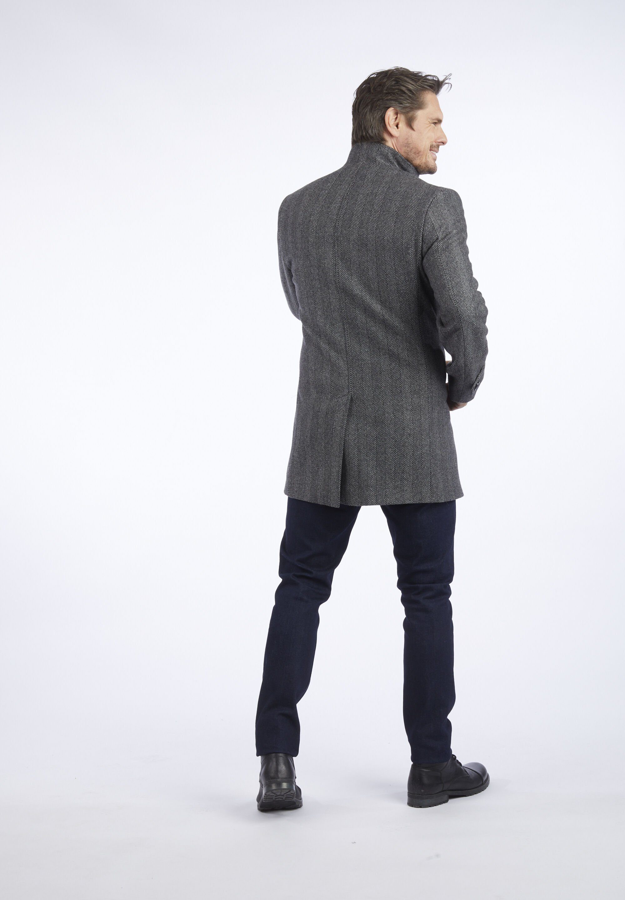 HECHTER PARIS Wollmantel Unimuster günstig online kaufen