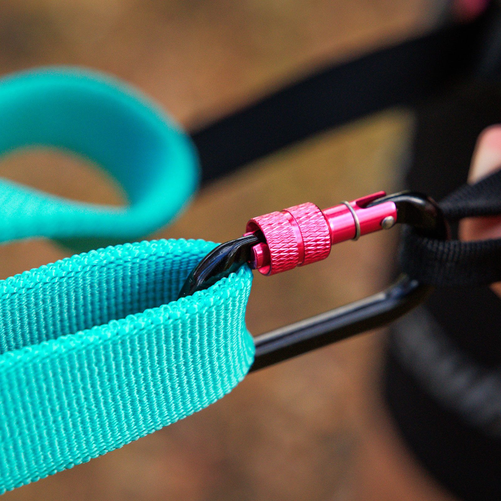 Non-stop dogwear Fahrradleine BUNGEE Leash Aqua 2,8m, perfekt für bikejøring, scootering, skijøring