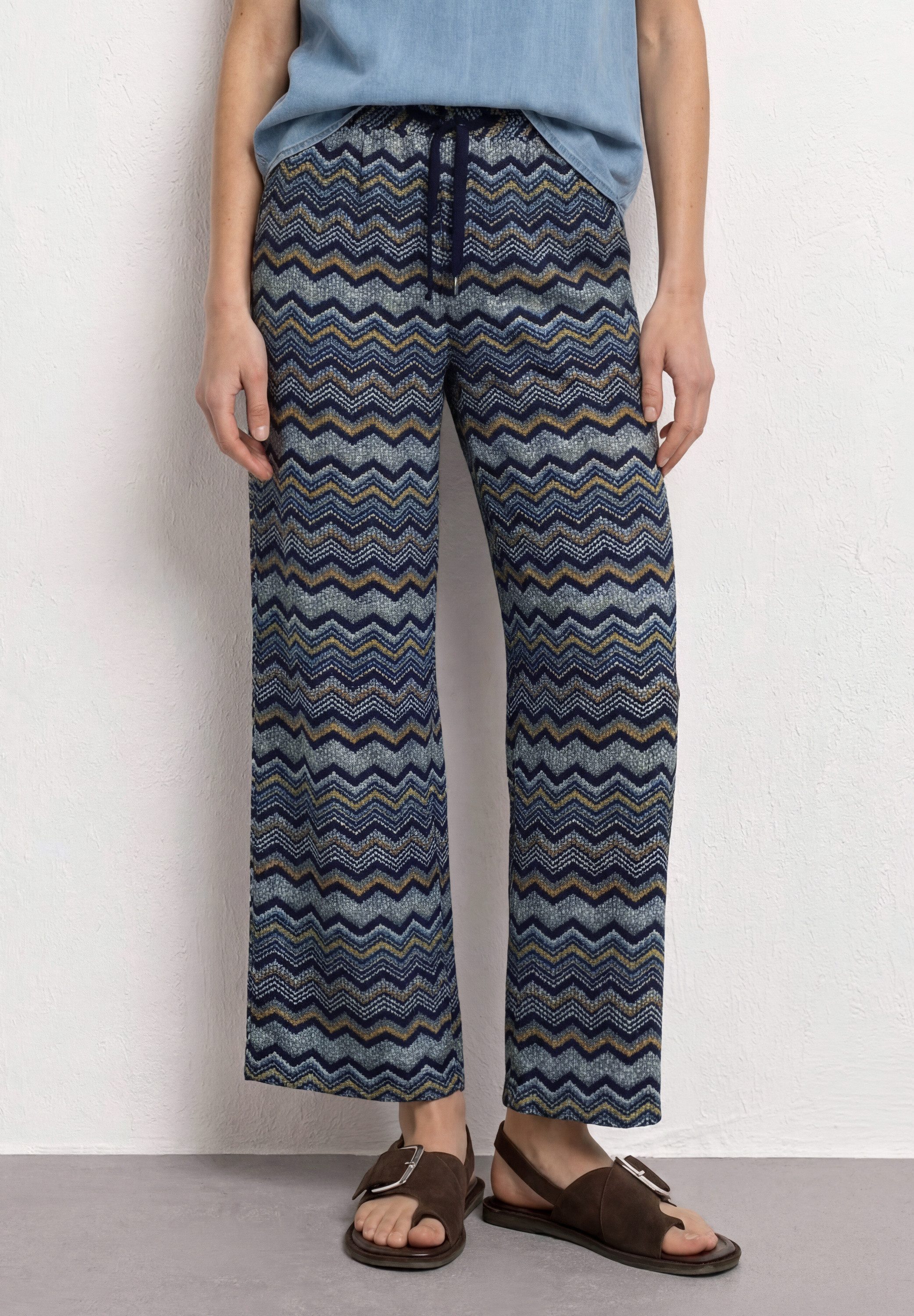 STREET ONE Stoffhose High Waist