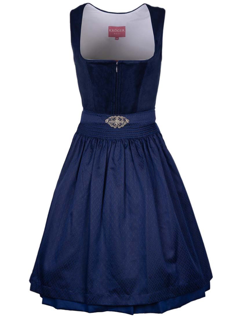 Krüger Dirndl Dirndl Alisha 60cm Länge blau