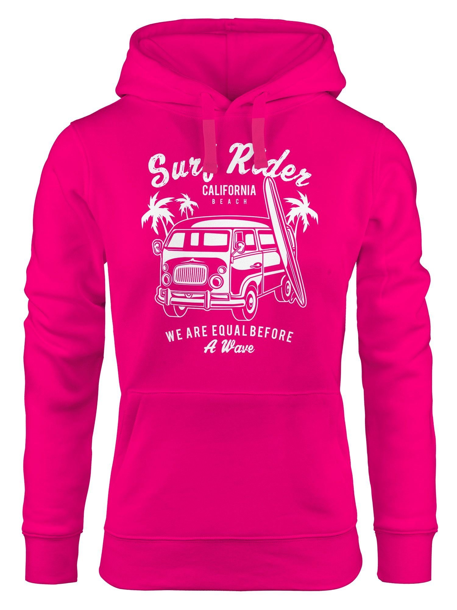 MoonWorks Hoodie Hoodie Damen Bus Surfing Retro Sweatshirt Kapuzenpullover