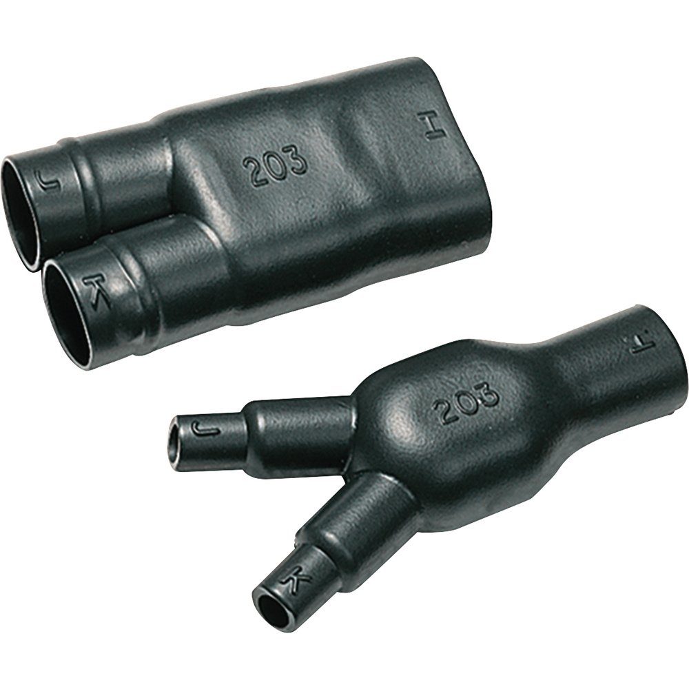 HellermannTyton Schrumpfschlauch HellermannTyton 402-06180 Schrumpfformteil 1 St., (206-1-G-PO-X-BK)