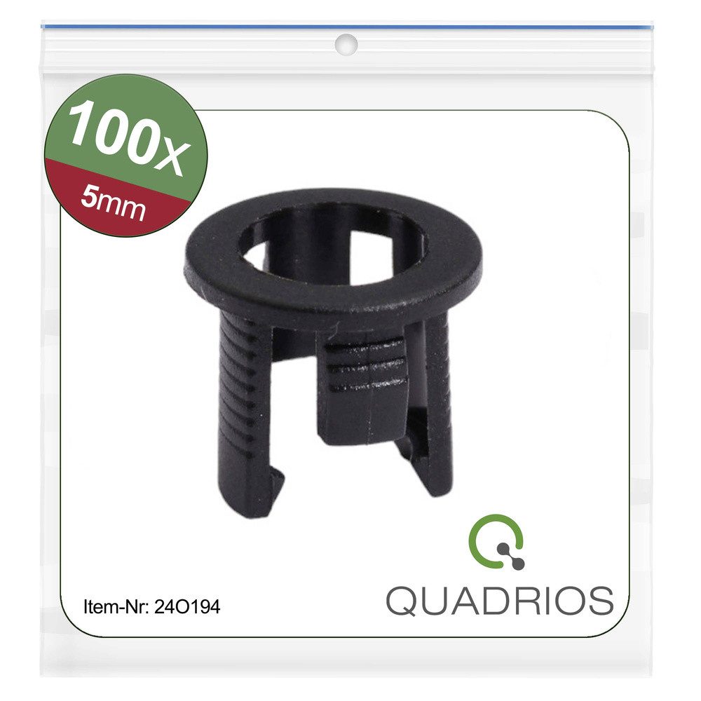 Quadrios LED Steckdosenleuchte Quadrios 24O194 24O194 LED-Fassung Kunststoff Passend für (LEDs) LED