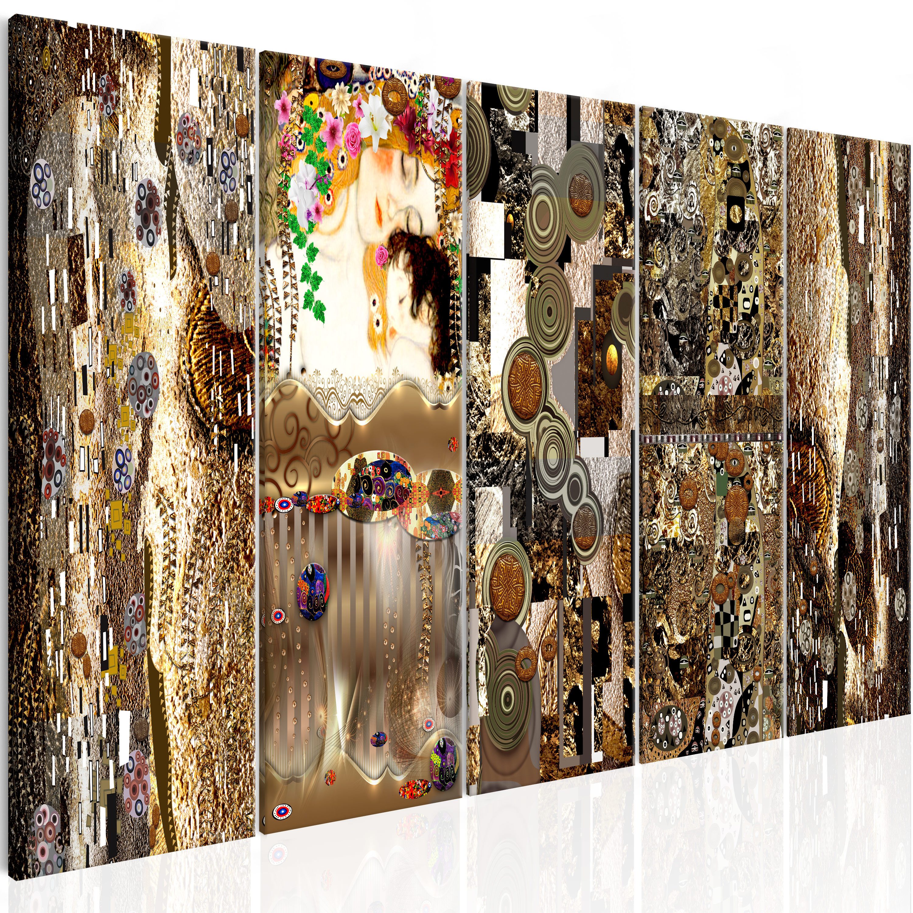Artgeist Wandbild Mom with Child (5 Parts) Narrow