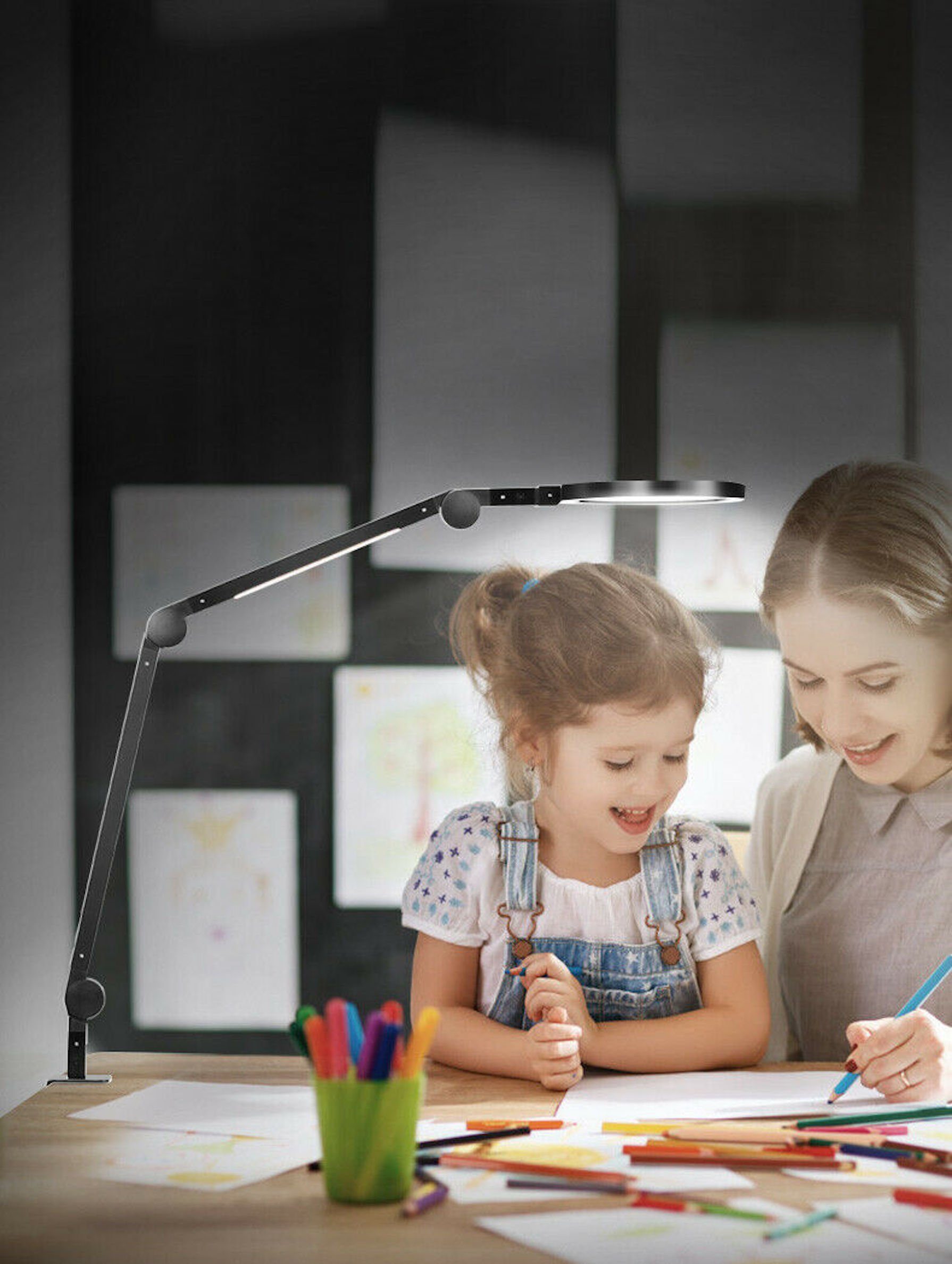 Woward LED Schreibtischlampe LED Klemmleuchte Schreibtischlampe günstig online kaufen
