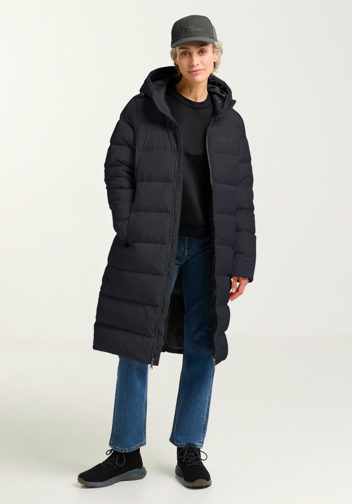 Jack Wolfskin Daunenmantel FROZEN PALACE COAT W RDS Daunenmantel, warm, winddicht und wasserabweisend