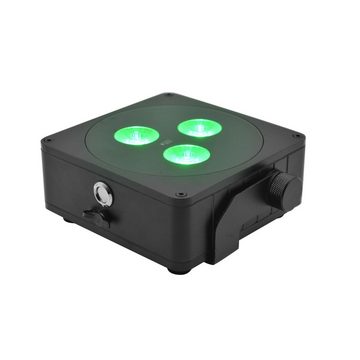 EUROLITE LED Scheinwerfer, AKKU IP Flat Light 3 sw - LED PAR Scheinwerfer