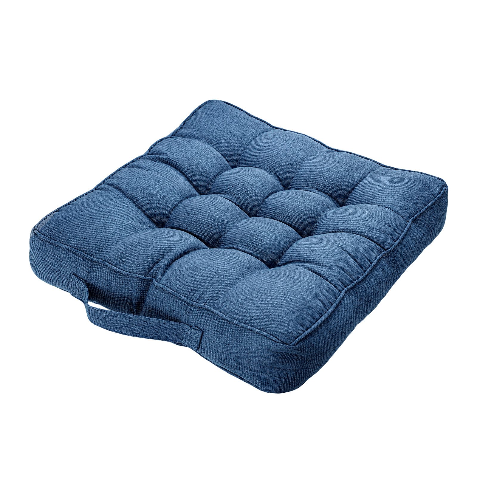 Youyijia Polsterstuhl Sitzkissen 47x47x10 cm extra dick – Stuhlkissen mit Griff, 1 Stück