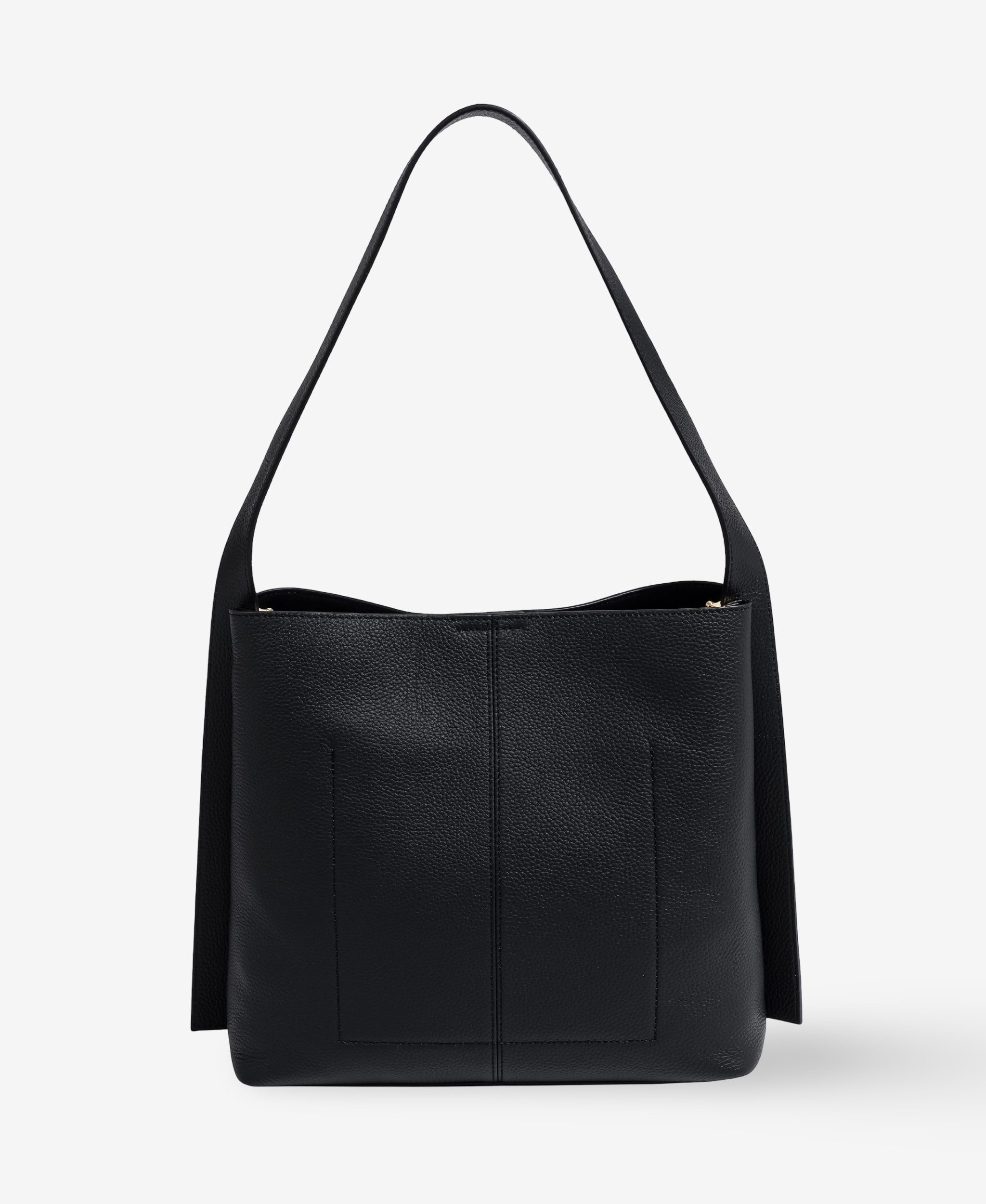 GLAMIRA Shopper UrbanSphere Schwarzer Shopper (1-tlg), echt Leder, mit geräumigem Hauptfach