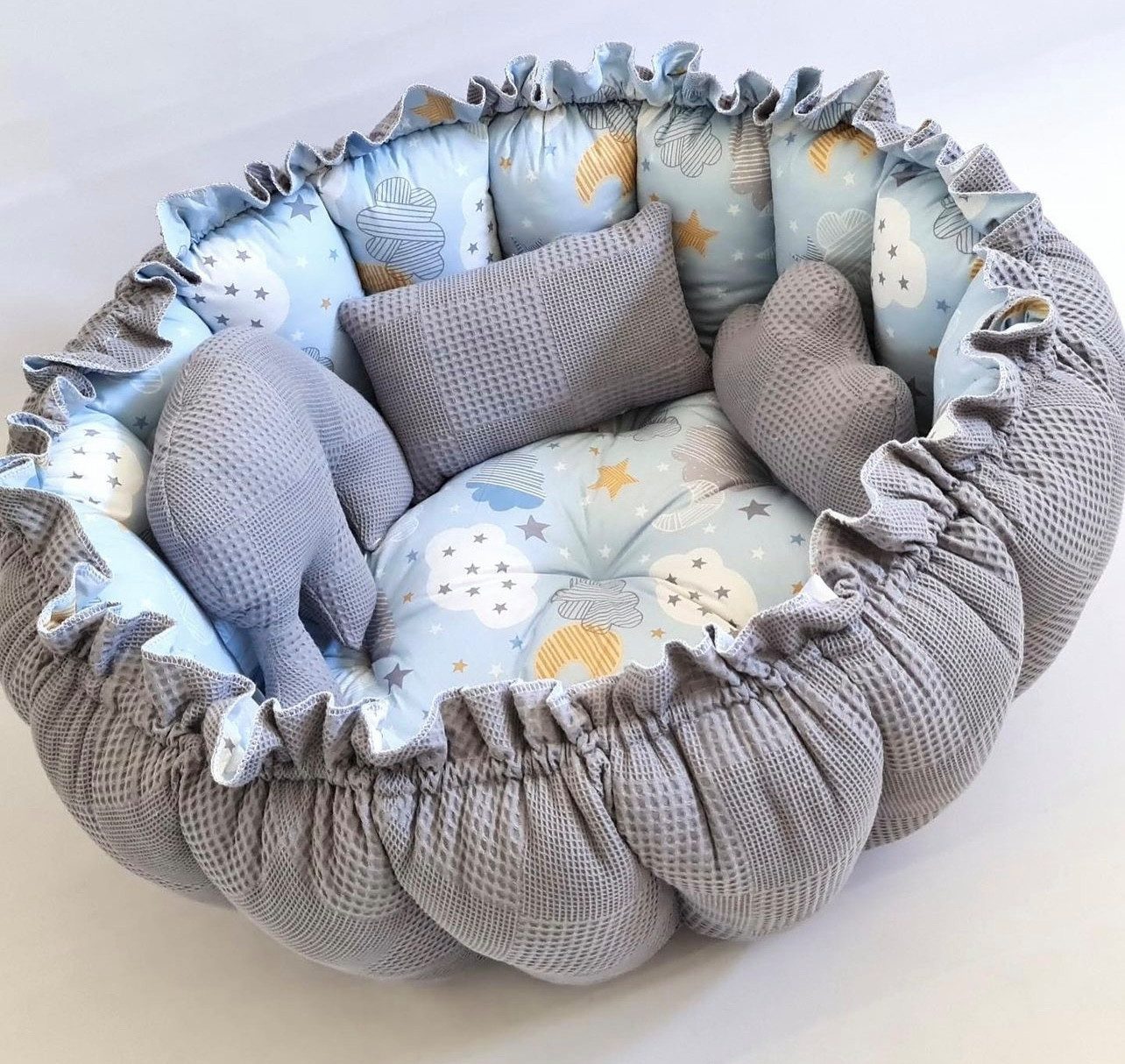 Baby Fancyroom Bettnestchen 2in1 Spielmatte Nestchen günstig online kaufen