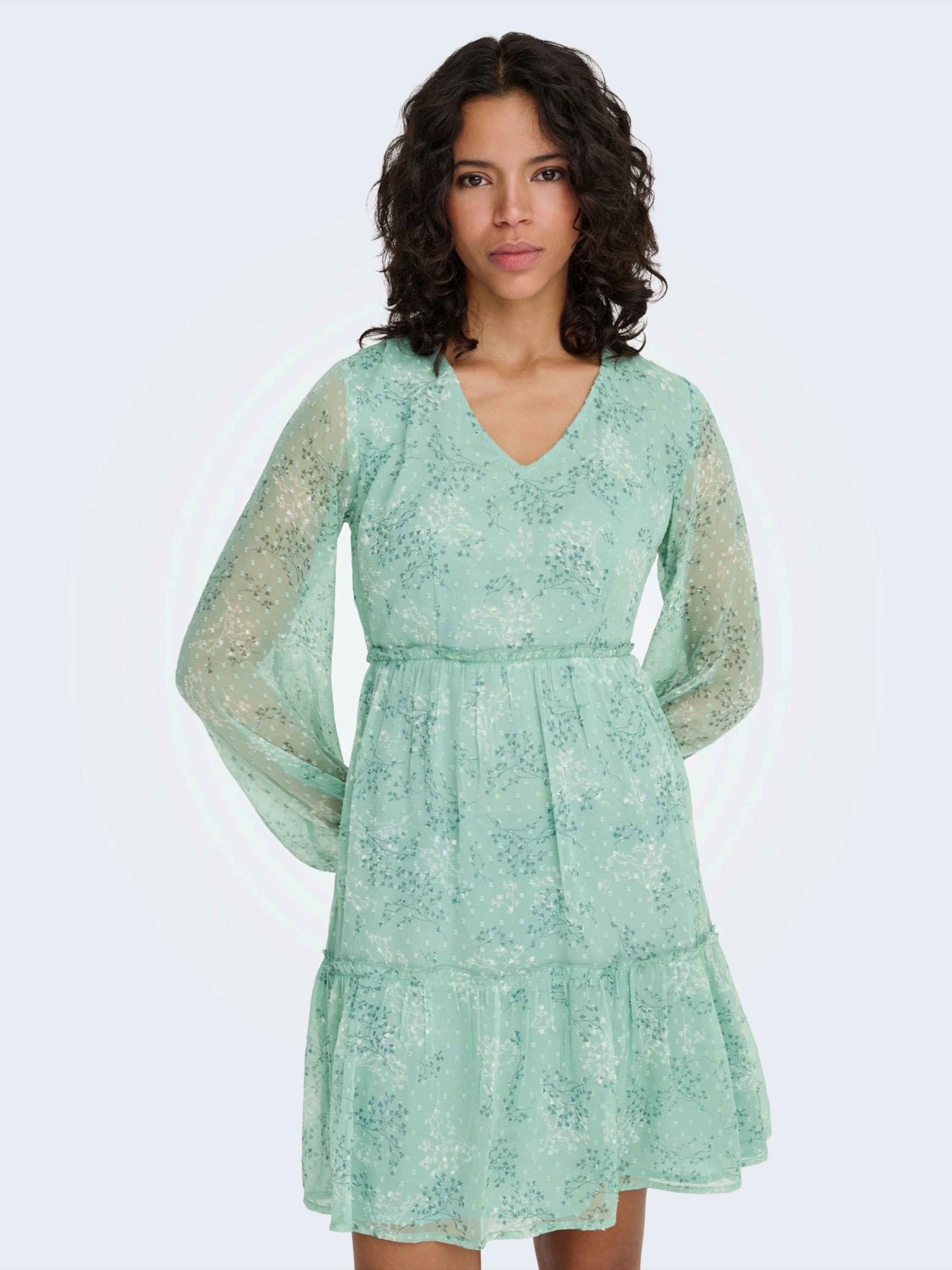 ONLY Midikleid ONLTessa-Cera Eliza (1-tlg) Drapiert/gerafft