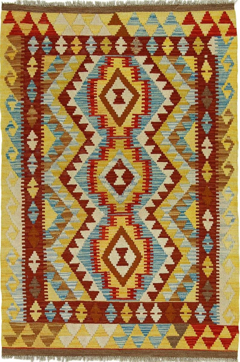 Orientteppich Kelim Afghan 84x125 Handgewebter Orientteppich, Nain Trading, rechteckig, Höhe: 3 mm