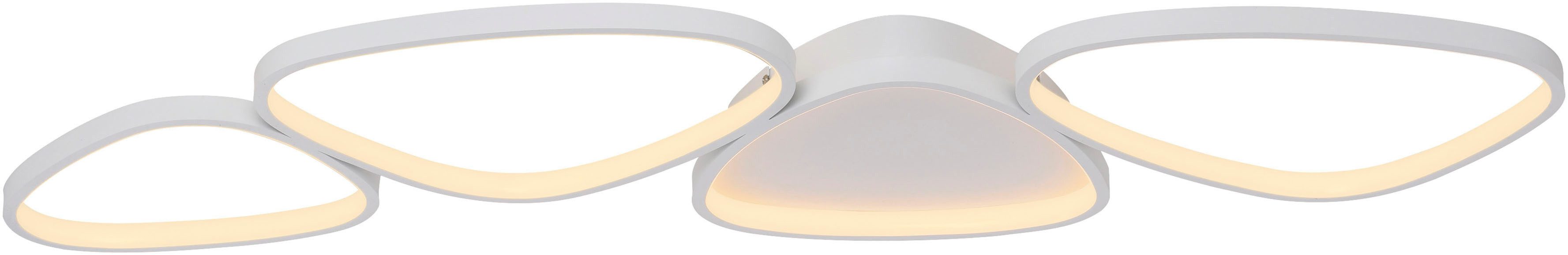 SCHÖNER WOHNEN-Kollektion LED Deckenleuchte PEBBLES, LED fest integriert, Warmweiß, SCHÖNER WOHNEN Kollektion, 3-Stufen Dimmfunktion, Memoryfunktion