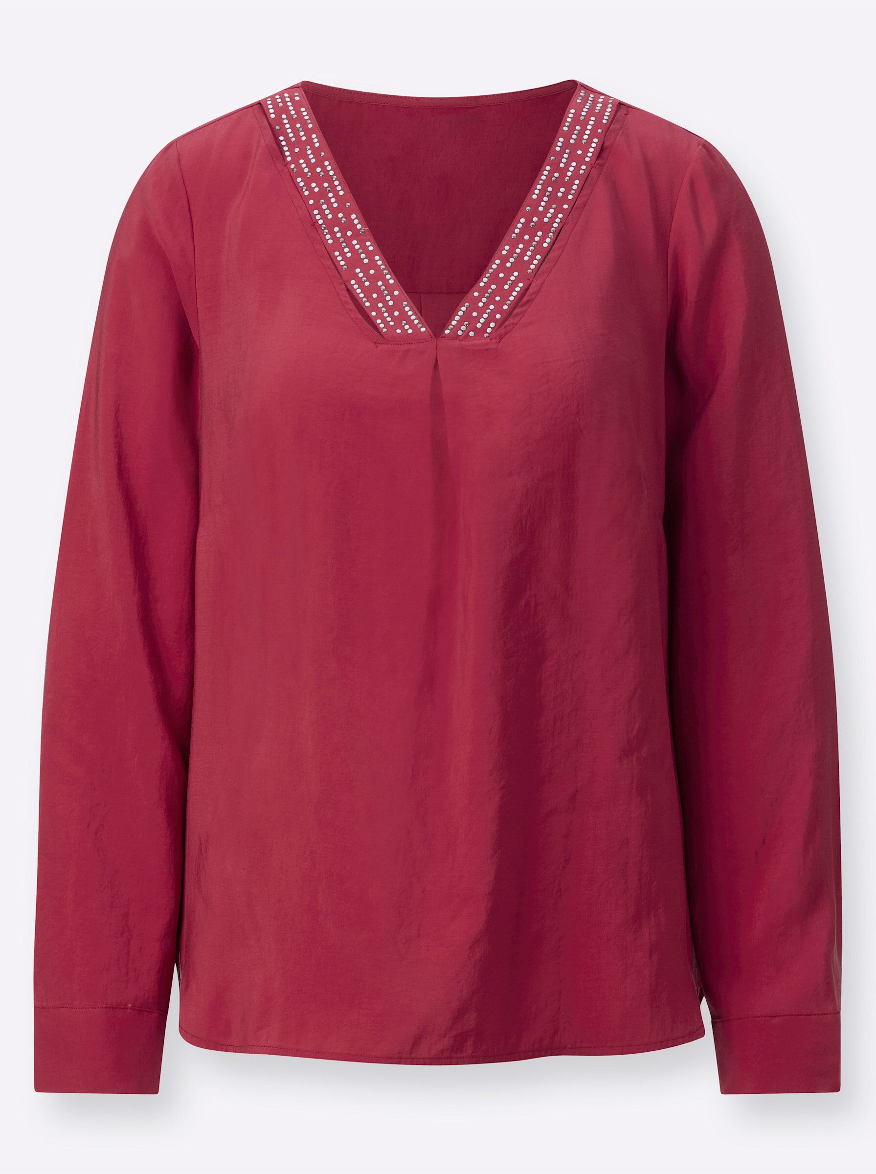 creation L Klassische Bluse Modal-Bluse Langarm