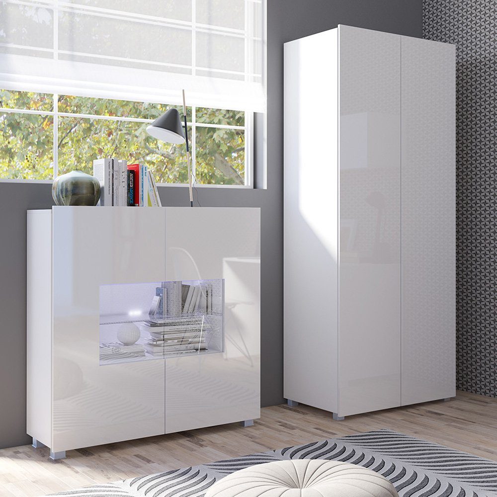 Lomadox Jugendzimmer-Set CAIRNS-132, (Sparset, 4-tlg., Highboard Kleidersch günstig online kaufen