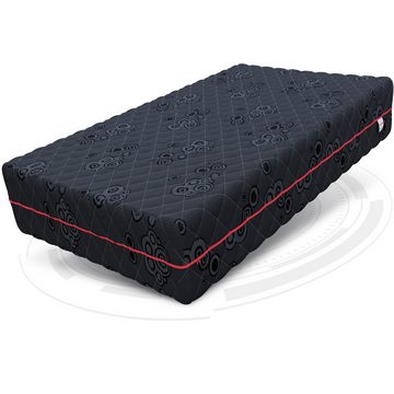 Taschenfederkernmatratze DARK 90x200, 140x200, 160x200, 180x200 cm & weitere Größen, FDM, 24 cm hoch, (Matratze mit Latex und Kokos, Allergiker geeignet), Wendematratze, 7 Zonen, H3