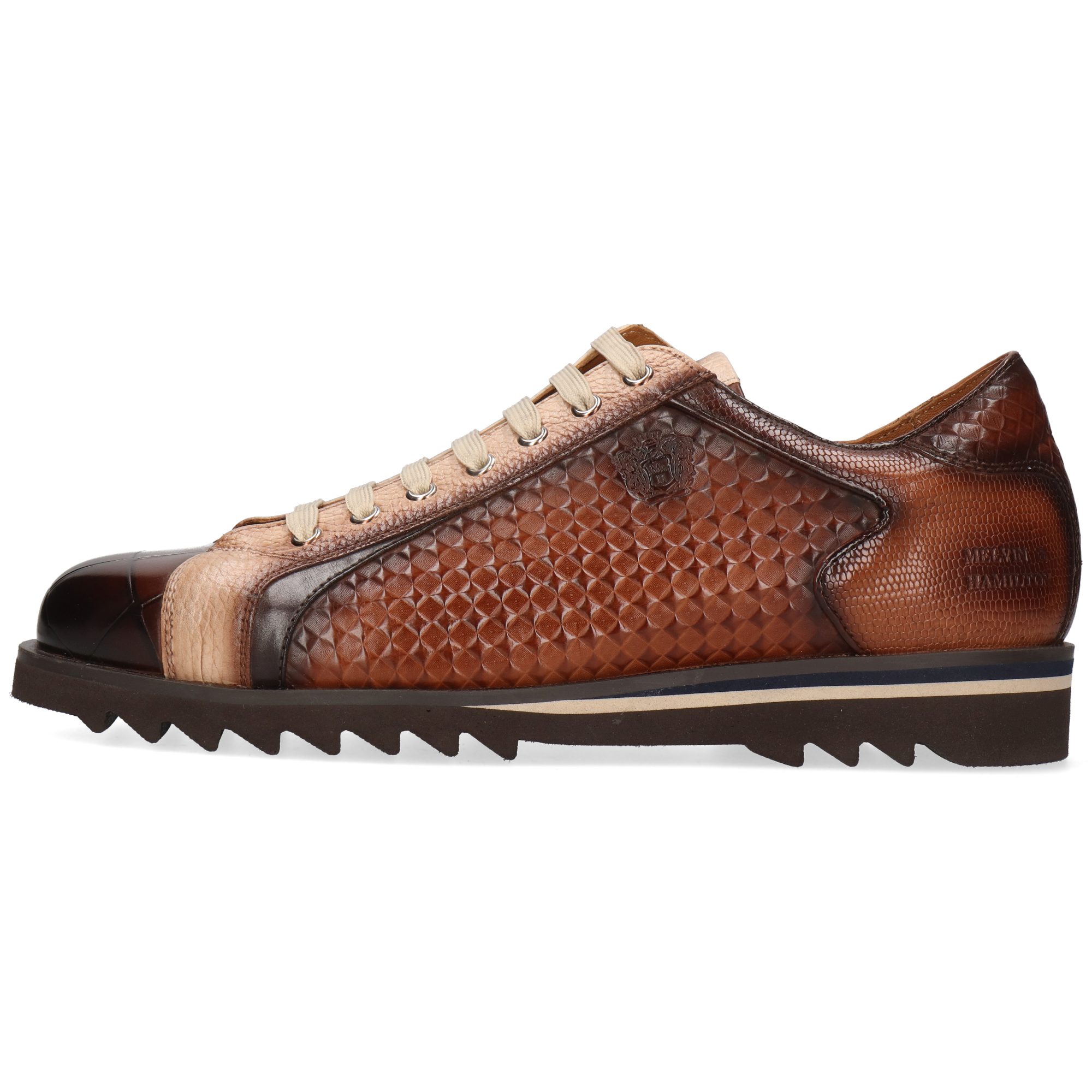 Melvin & Hamilton Hadrian 3 Leder-Sneakers für Herren Sneaker Flache Absätze, Echtes Leder, Herausnehmbare Innensohle
