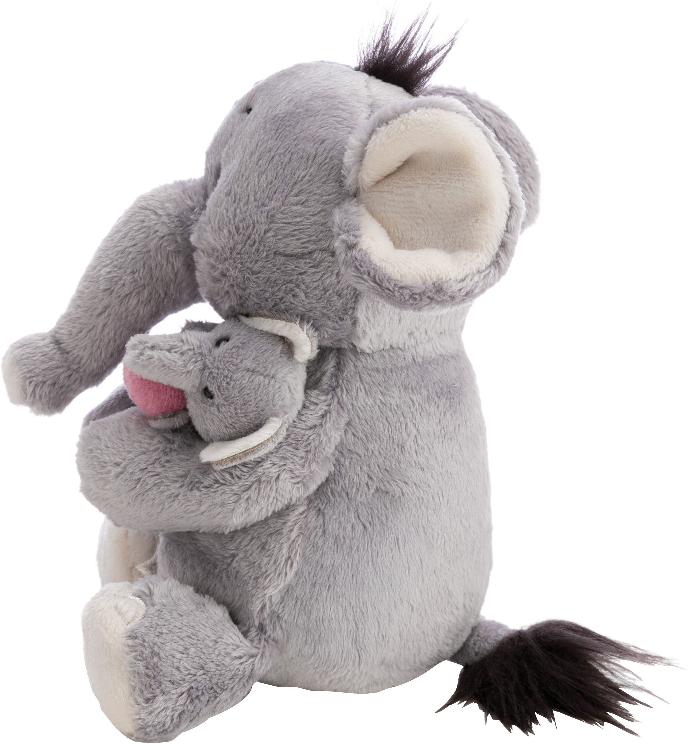 Nici Kuscheltier Little & Me, 20 cm mit Kind 6 cm, 2in1: Kuscheltier Mama mit Kuscheltier Baby – Bild 5 von 5