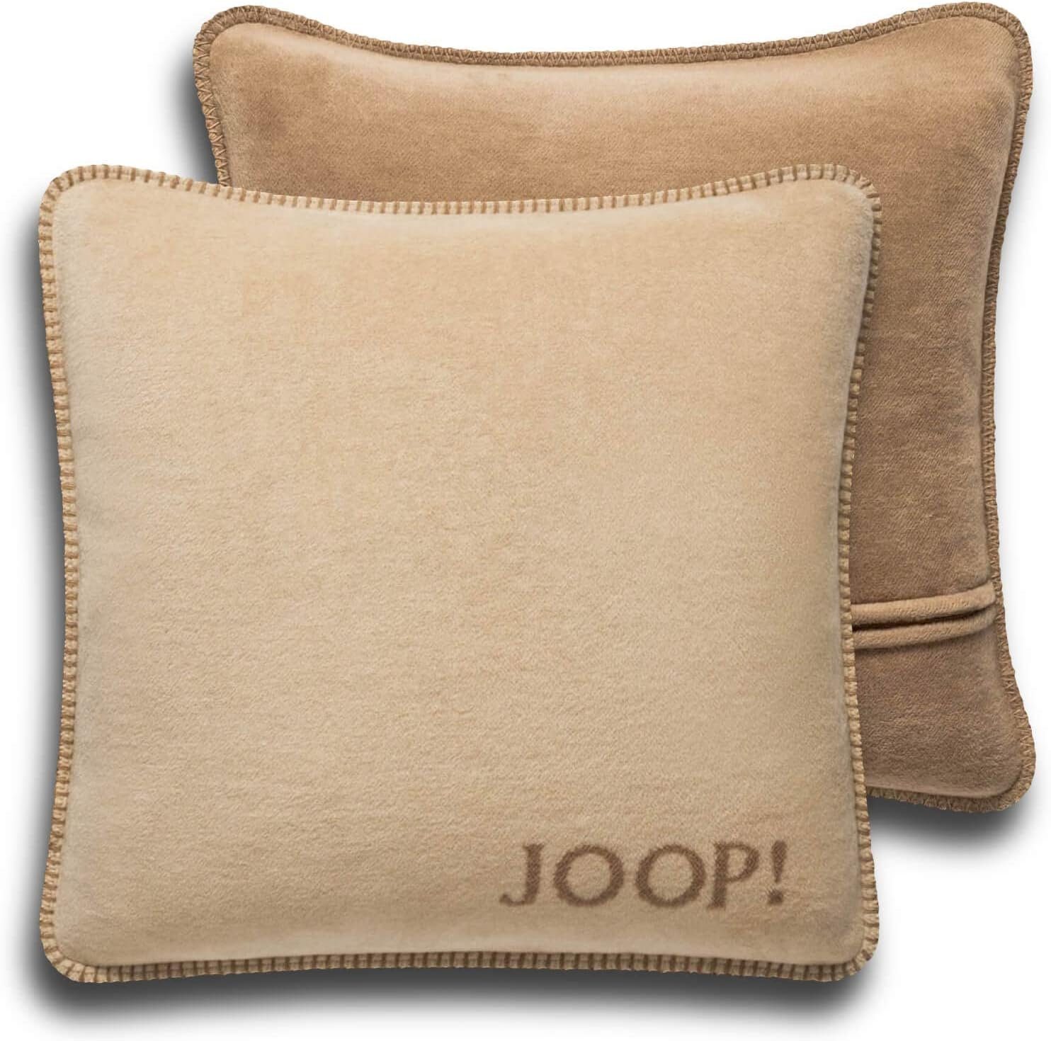 JOOP! Dekokissen JOOP! Uni-Doubleface Kissenhülle Macc.-Cash. 50 x 50cm