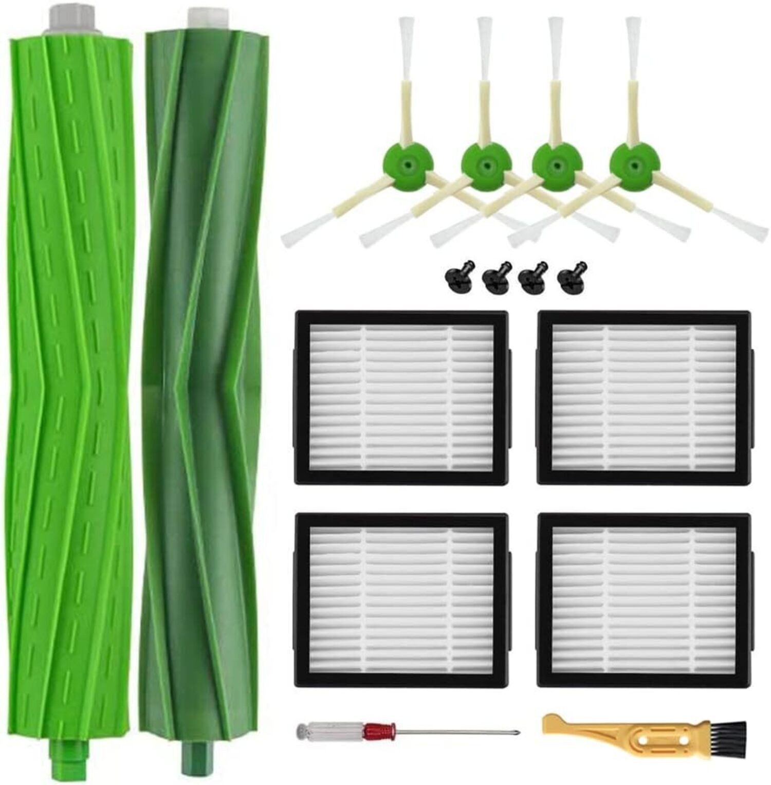 Saugroboter Zubehör-Set Ersatzteile Bürsten Filter Für iRobot Roomba i7 i7+ i8+ E5 E6 J7 Plus