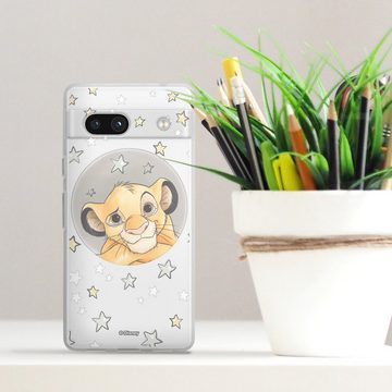DeinDesign Handyhülle Simba Disney König der Löwen Simba ohne Hintergrund, Google Pixel 7a Silikon Hülle Bumper Case Handy Schutzhülle