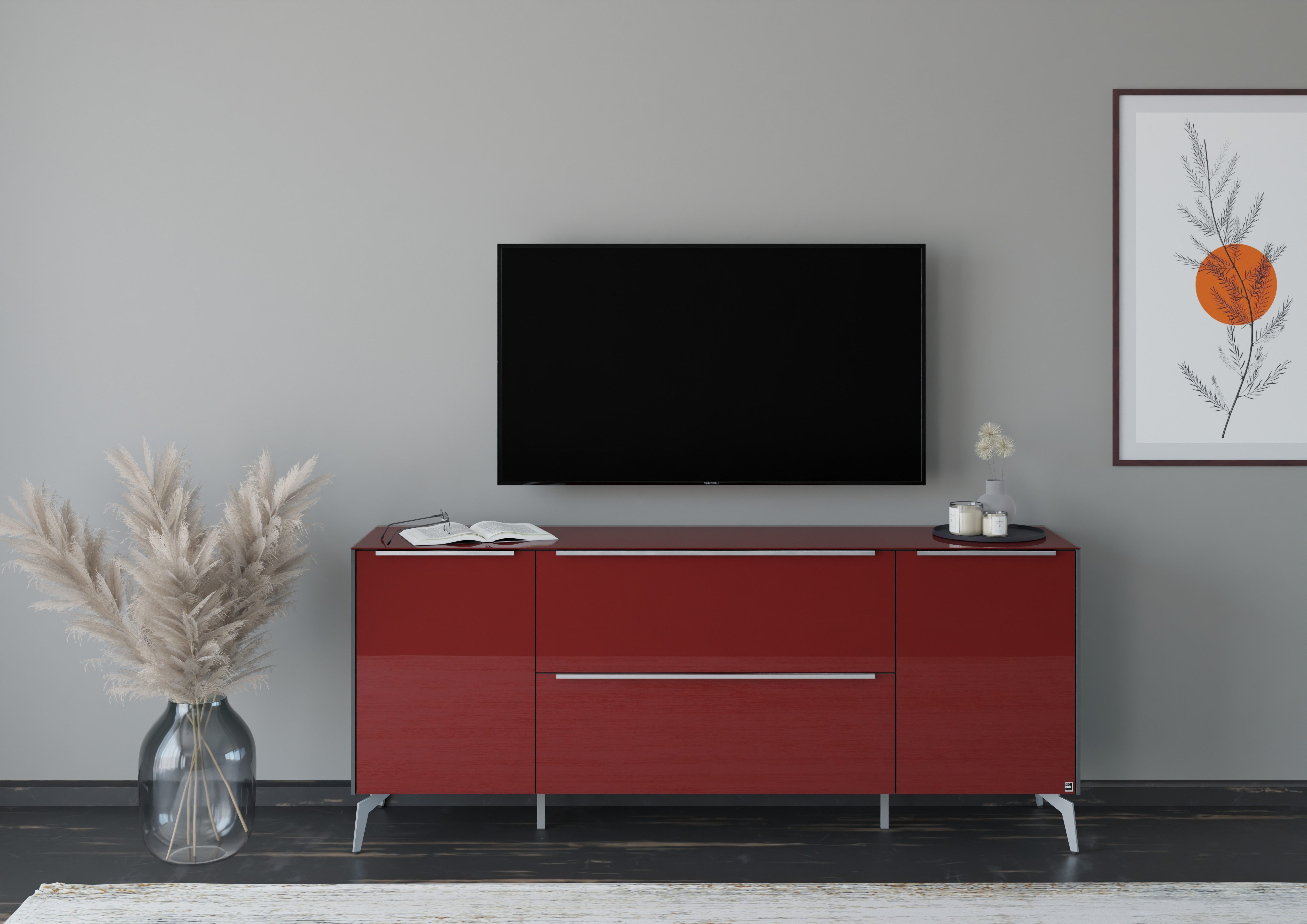 set one by Musterring Lowboard Reno (1 St), Mit Winkelfuß in diversen Farben, 78 cm Höhe & Farbauswahl