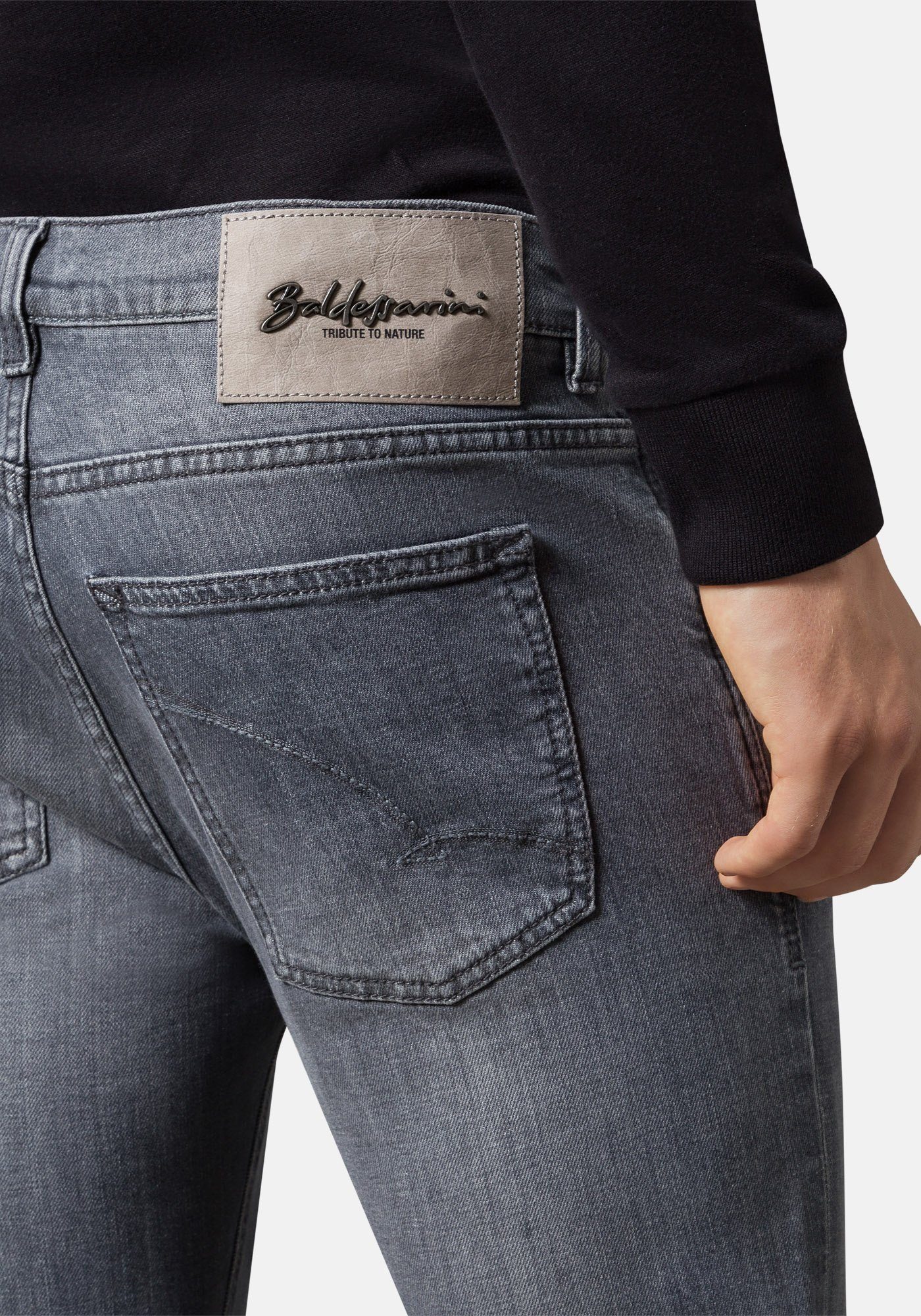 Candiani Tribute Nature Denim John BALDESSARINI To 5-Pocket-Jeans