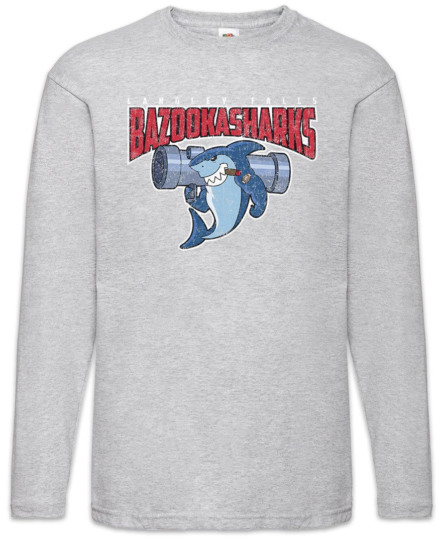 Langarmshirt B Sharks Langarm T-Shirt Gamer Dark Games Gaming Video PC Admin