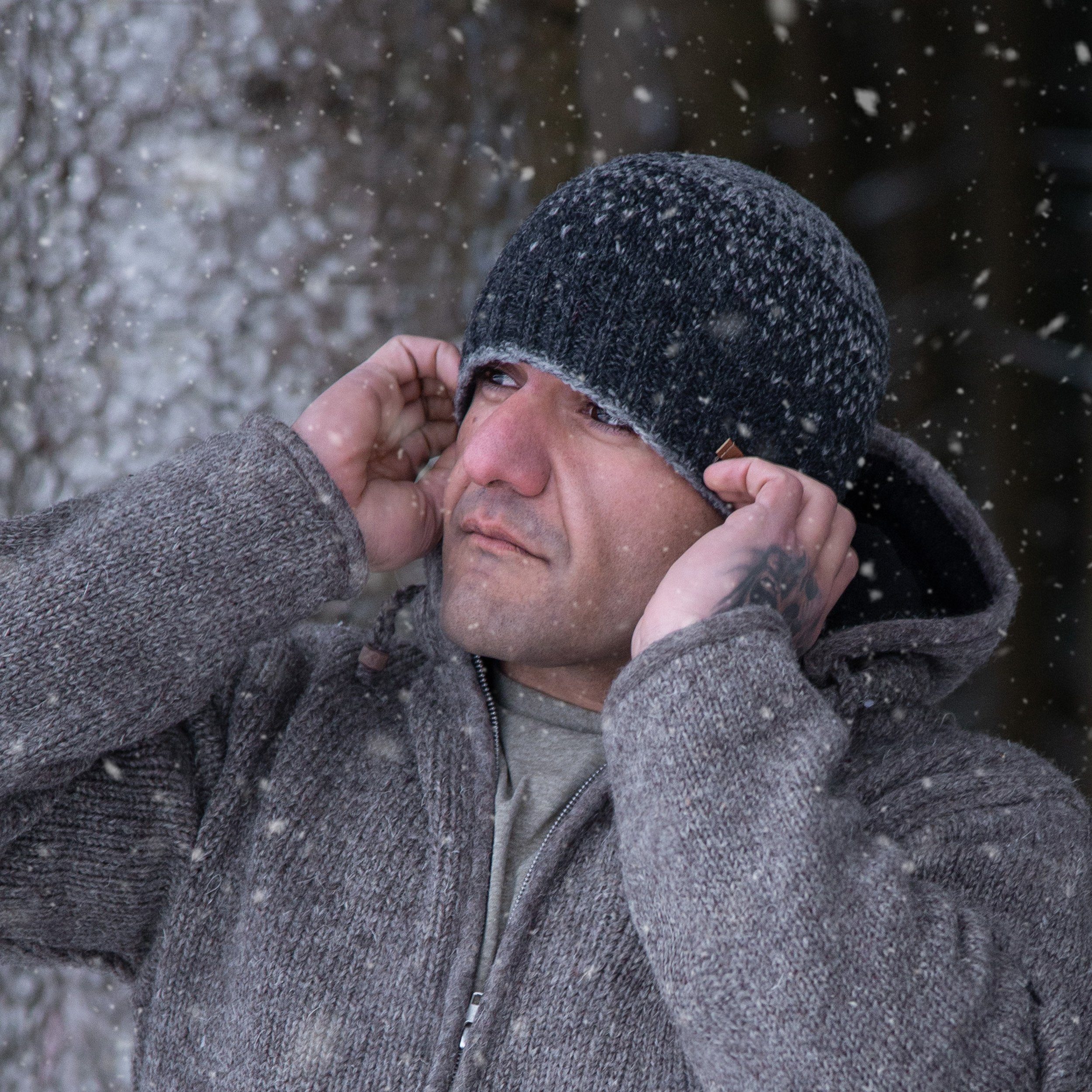 McRon Strickmütze Gefütterte Wollmütze Modell Milan Gefüttert mit Fleece günstig online kaufen