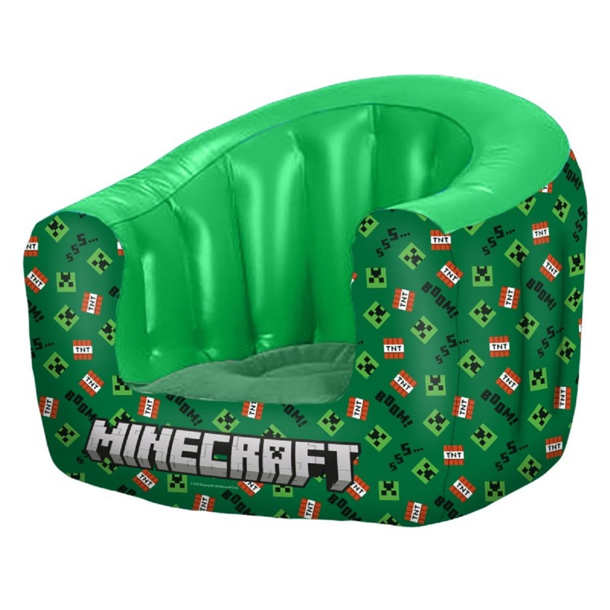 Minecraft Kindersessel - Aufblasbarer Sessel 64 × 70 × 85 cm Sitzmöbel für Kinderzimmer (1-St)