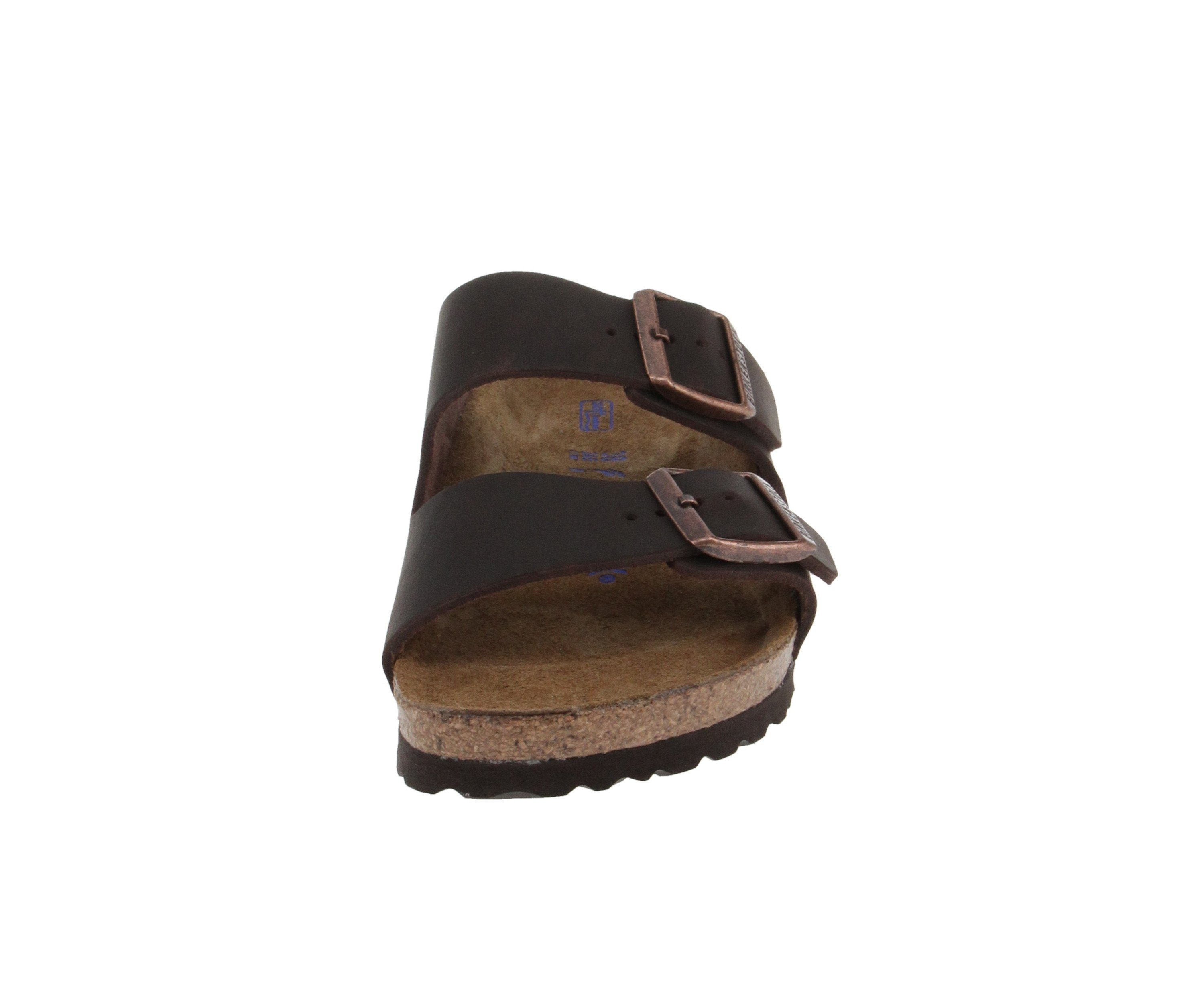 Birkenstock Birkenstock 452763 Arizona FL WB - Damen Schuhe offene Schuhe - Habana Hausschuh