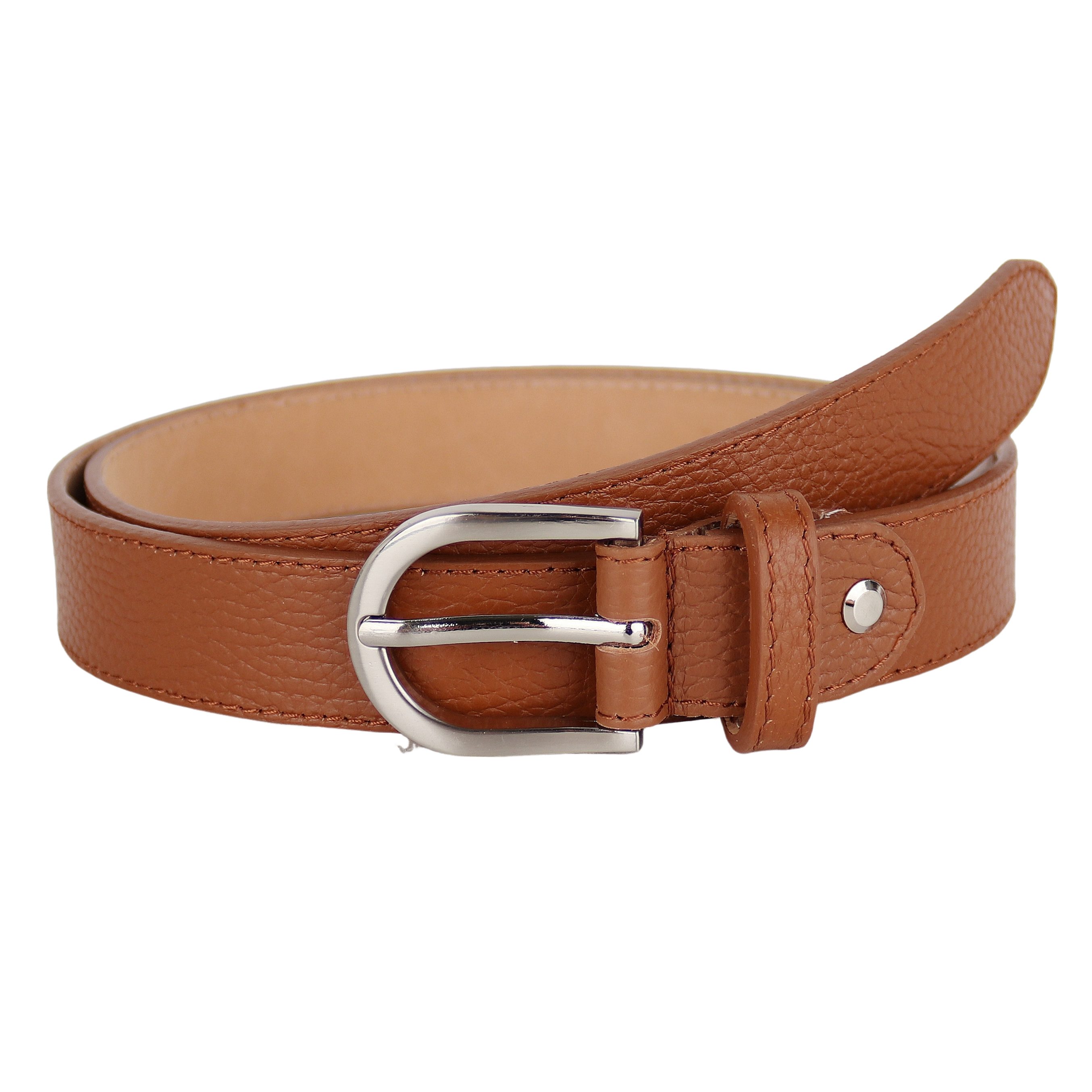 MIRROSI Ledergürtel Damen Herren Gürtel, Made in Italy, 3cm breit (Passt fast zu jeder Hosenschlaufe, aus Echtem Leder)