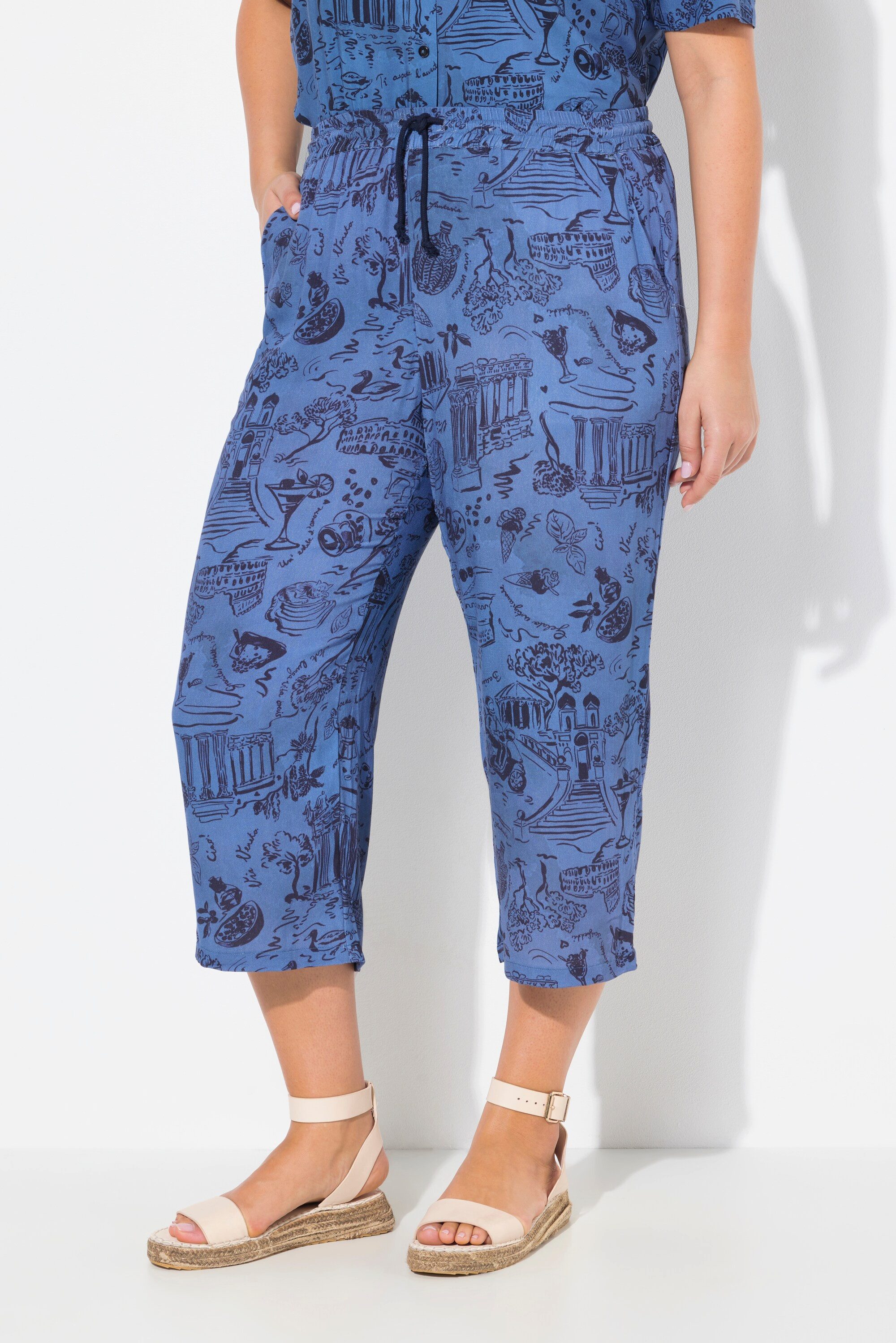 Ulla Popken Culotte Culotte Rose knielang günstig online kaufen