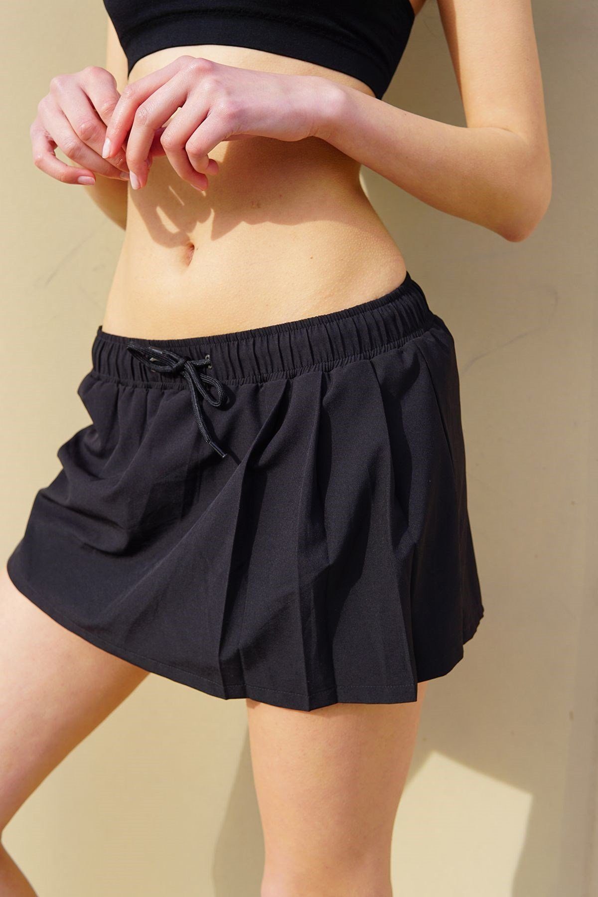 C&CITY Shorts Damen Lycra Strandrock Shorts günstig online kaufen