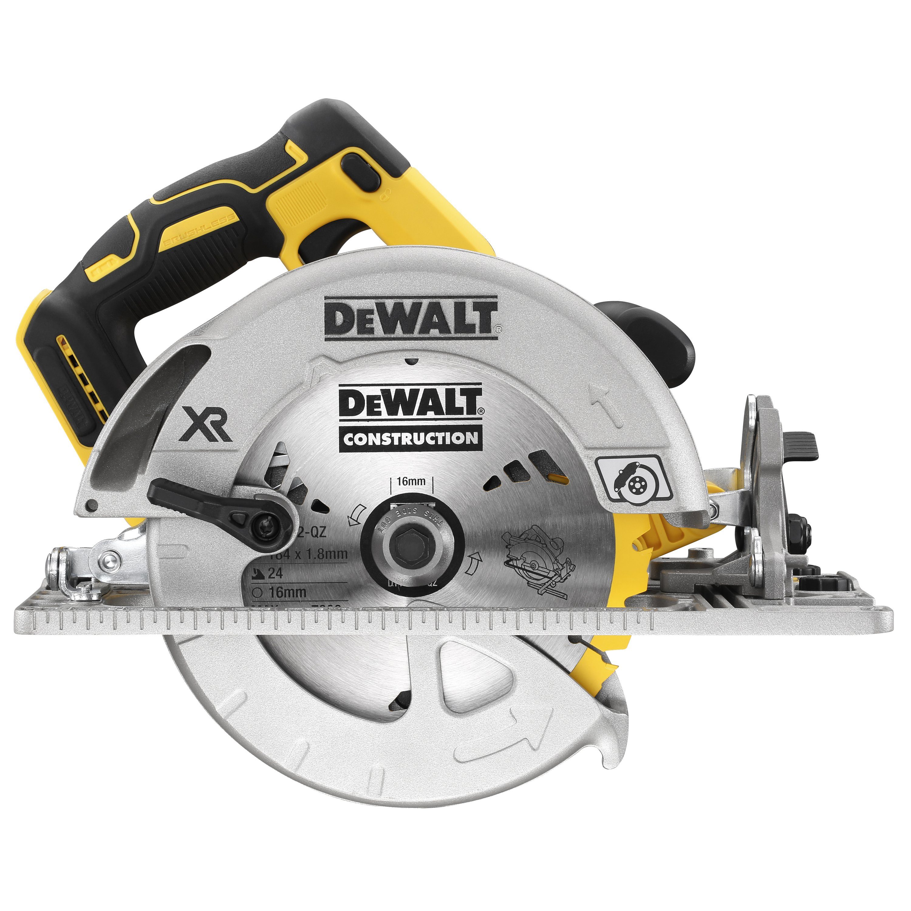 DeWalt Akku-Handkreissäge DCS572NT-XJ (Basisversion), 18 Ohne Akku-Handkreissäge Akku Volt