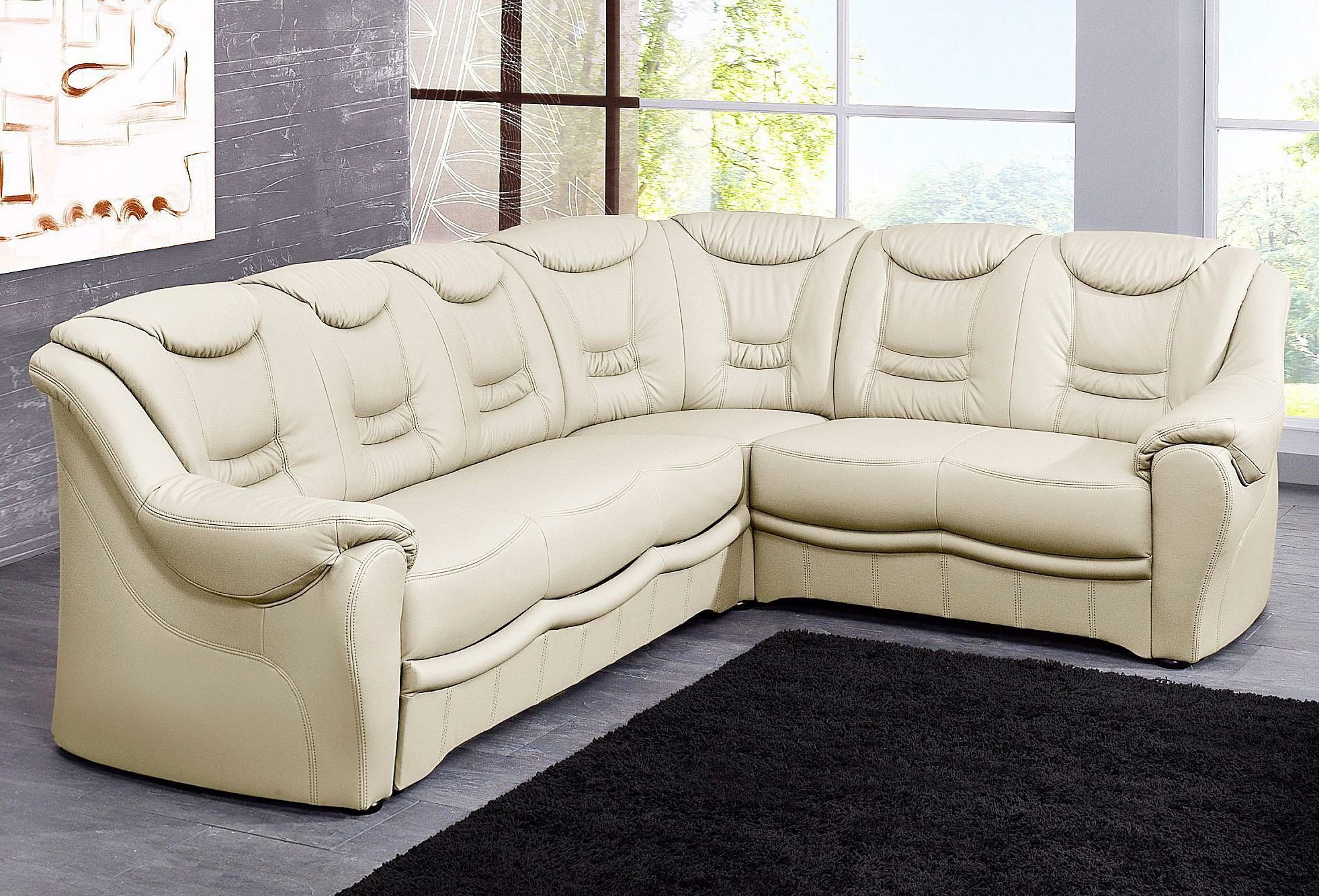 sit&more Ecksofa Bansin L-Form, wahlweise mit Bettfunktion