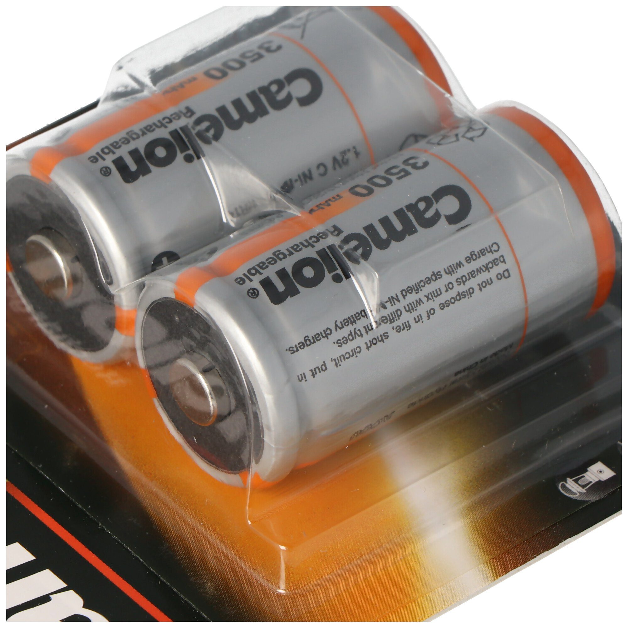 Camelion NiMH Akku Baby LR14 C HR14 mit bis zu 3500mAh 1,2 Volt im 2er Blister Akku 3500 mAh (1,2 V)