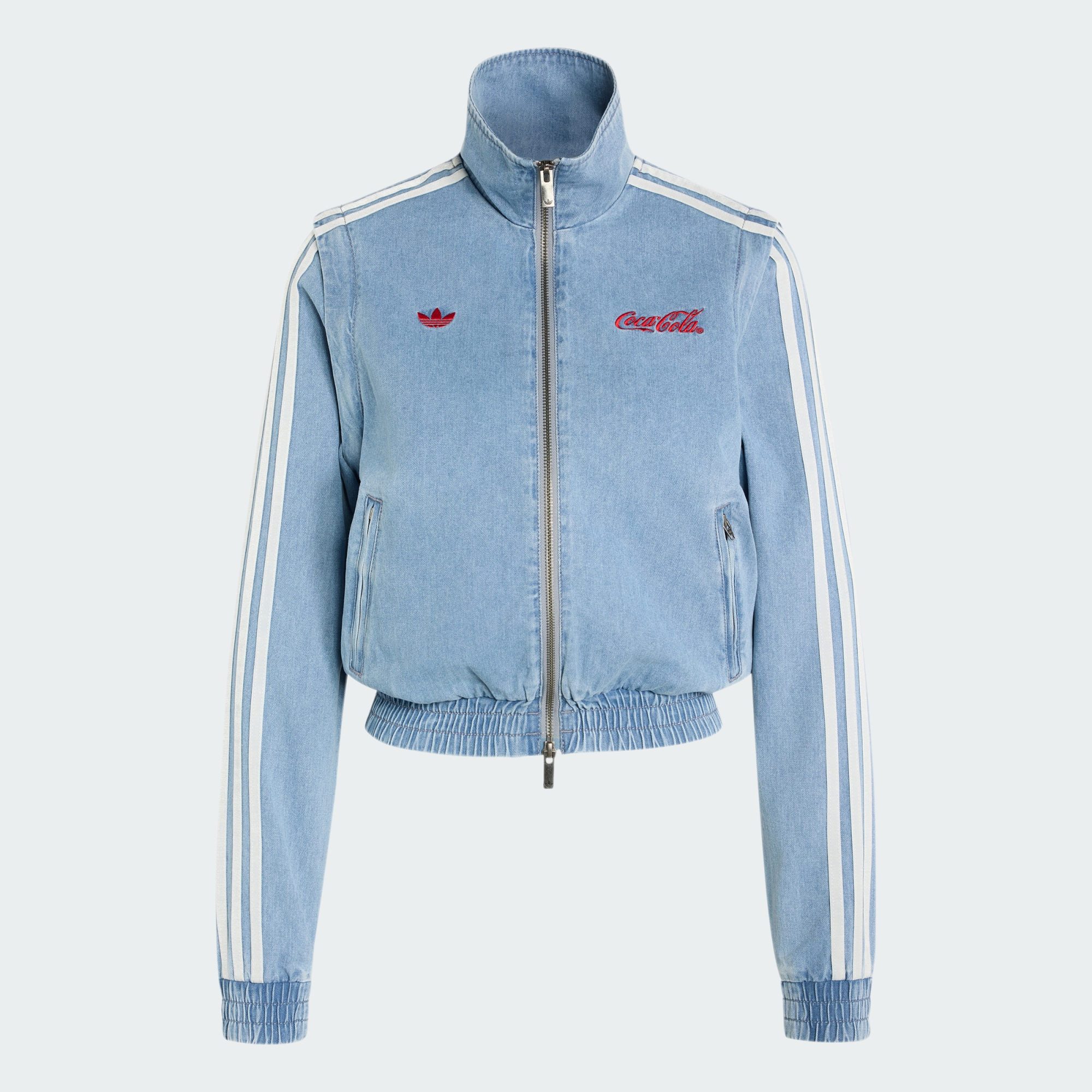 adidas Originals Trainingsjacke ADIDAS X COCA-COLA FIREBIRD REG DENIM TRACK TOP (1-St)