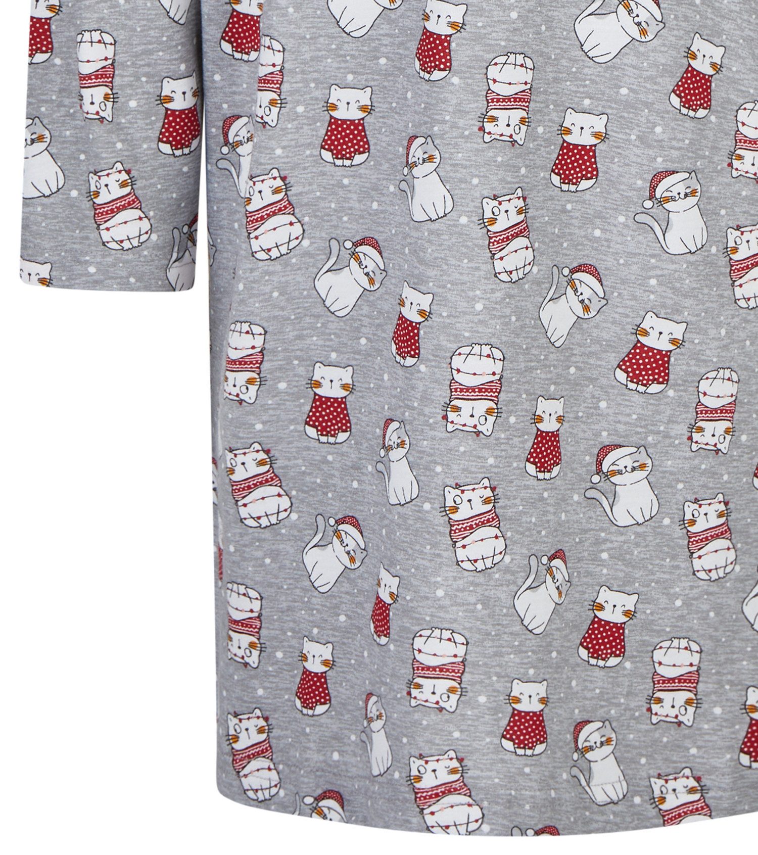 comtessa Nachthemd Iceberg Buddies (1-tlg., 1-teilig) Mädchen Sleepshirt lang Pyjama Langarm Baumwolle