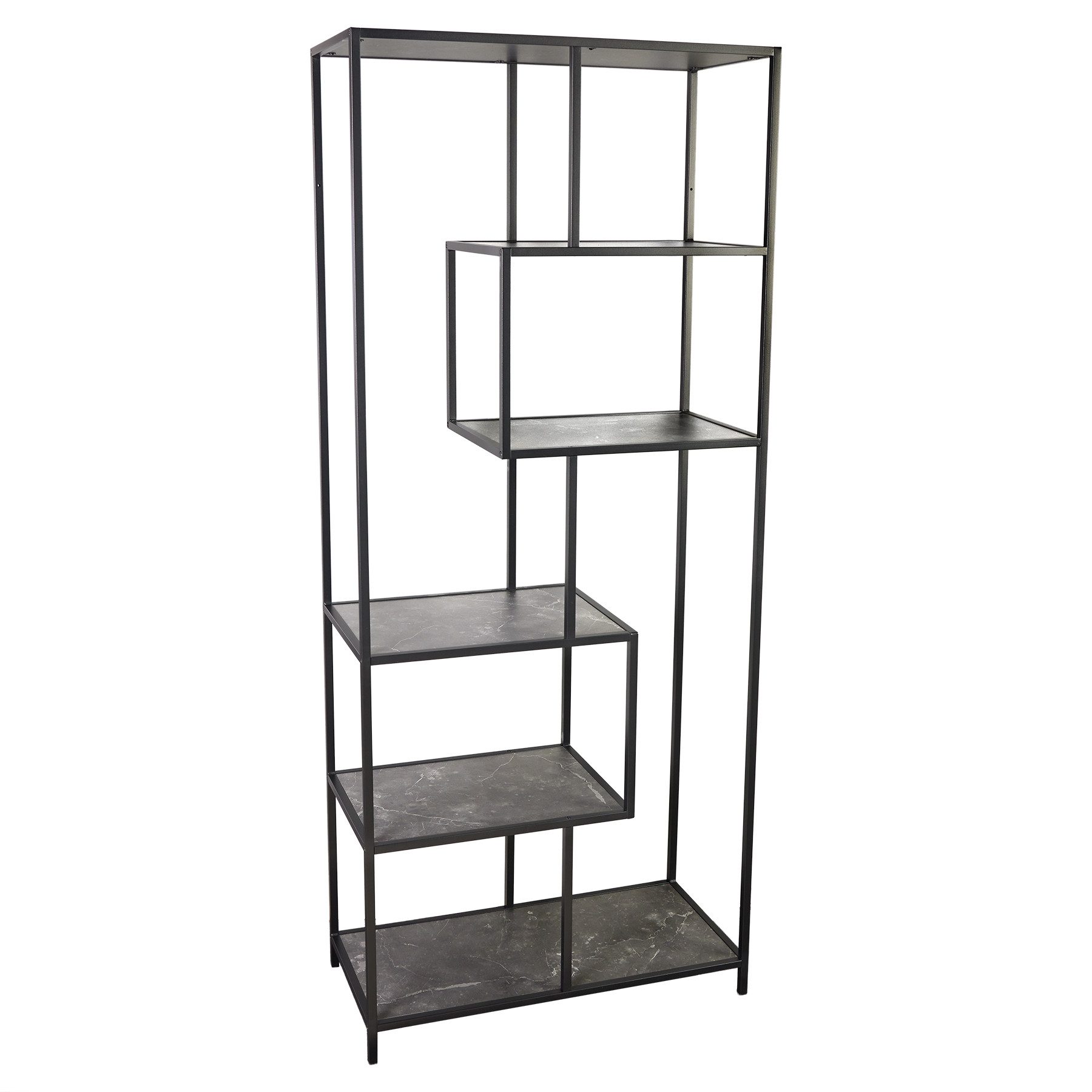 riess-ambiente Standregal SLIM LINE 185cm graphit / schwarz, Einzelartikel günstig online kaufen