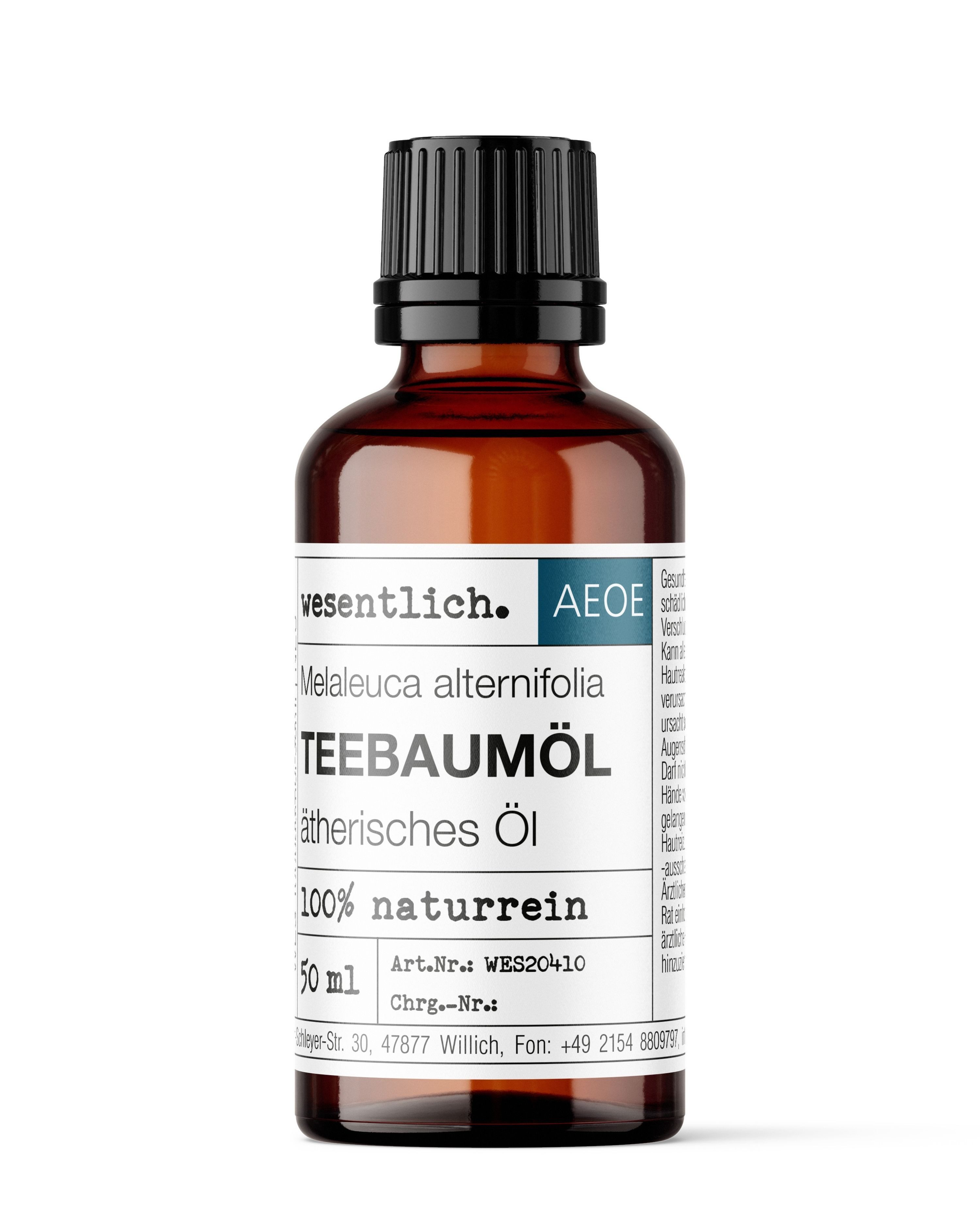 wesentlich. Duftöl Teebaumöl 50ml - ätherisches Öl