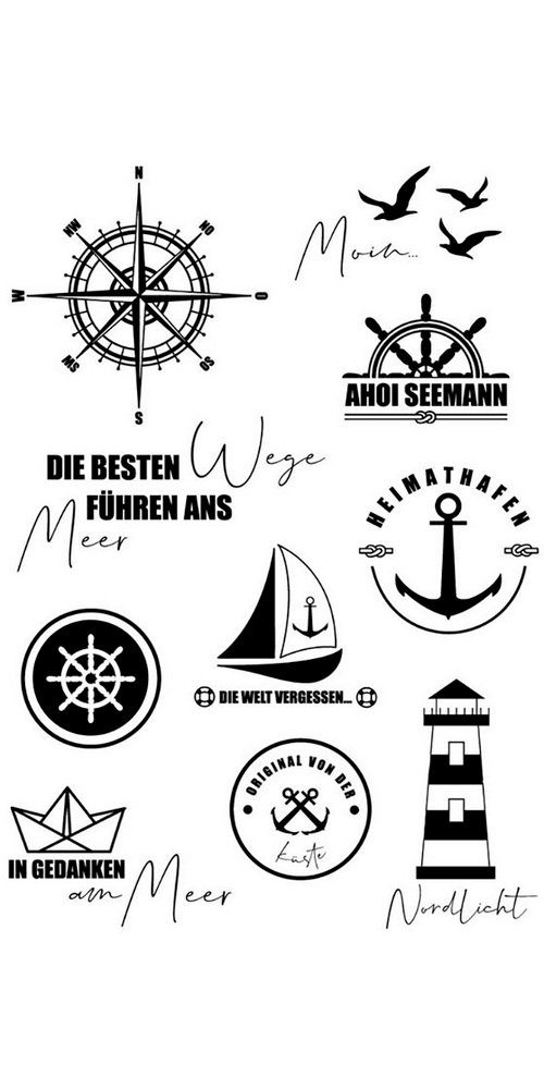 VBS Stempel Am Meer, 10 Stück