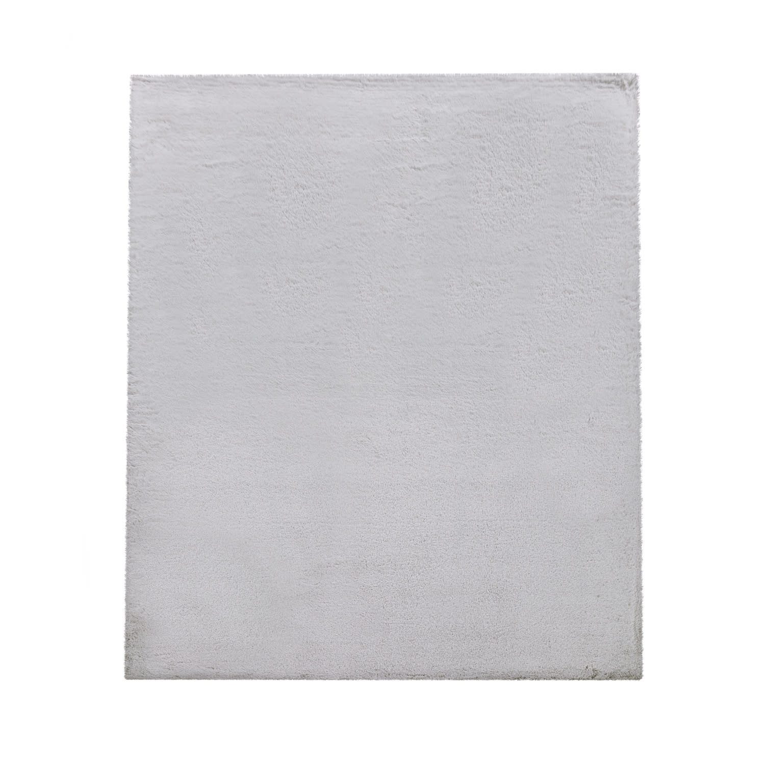 TT Home Teppich Diele, Esszimmer, Flur, Kinderzimmer, Schlafzimmer, Wohnzimmer, Quadrat, Höhe: 26 mm, Hochflor Teppich Schlafzimmer Kunstfell Flauschig Kaninchenfell Imitat