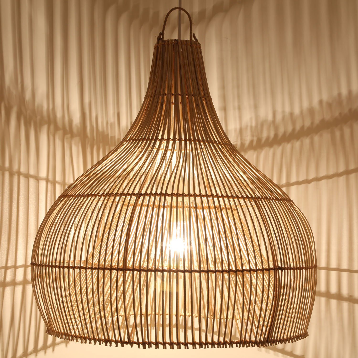 Casa Moro Deckenleuchten Rattan Lampe Elia günstig online kaufen