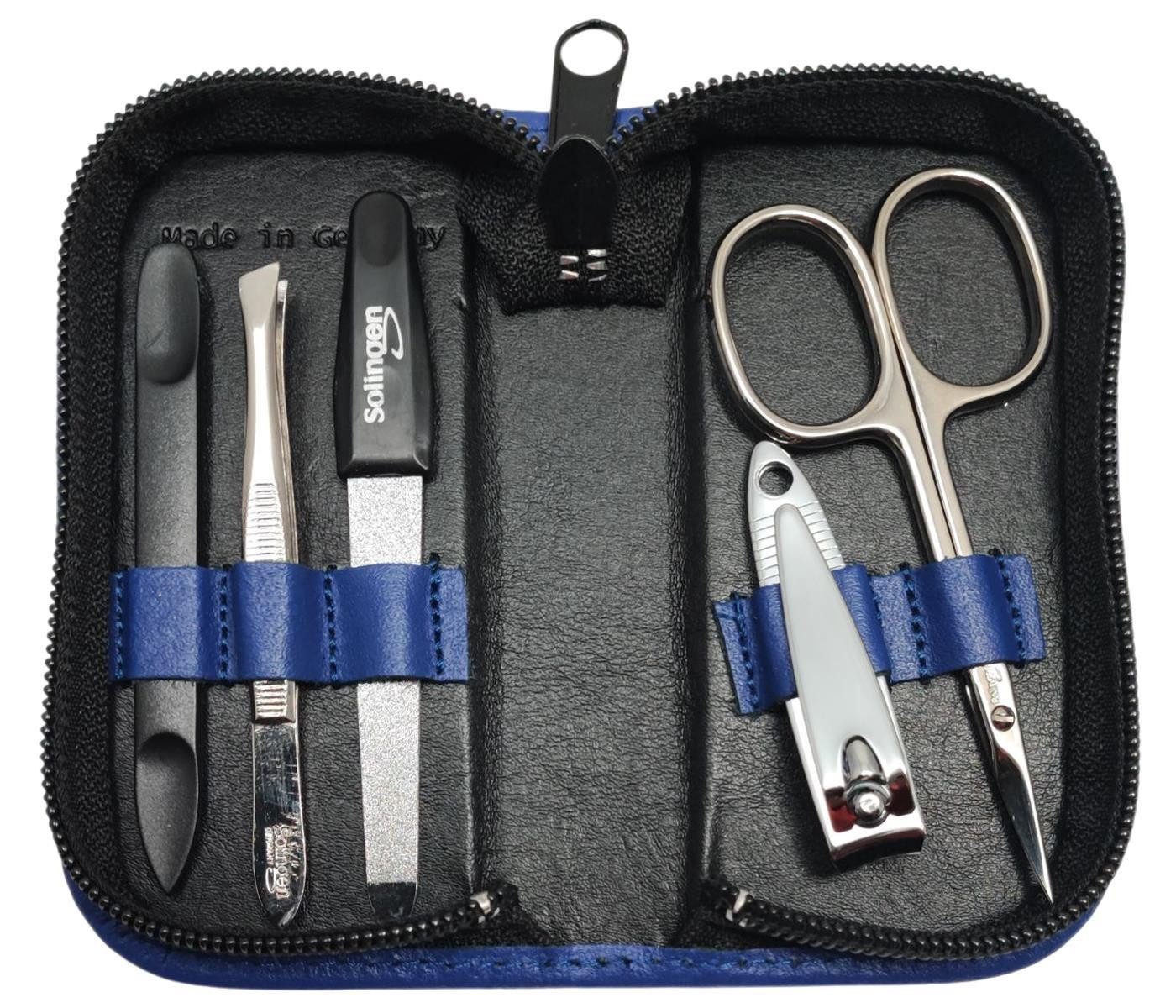 EloModa Maniküre-Etui 5-tlg Maniküre-Set aus Echtleder günstig online kaufen