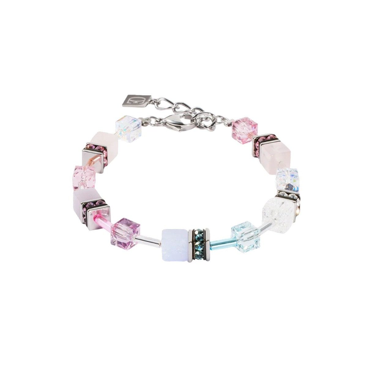 COEUR DE LION Armband Armband GeoCube® Iconic Flieder Silberton 4905/30-1927