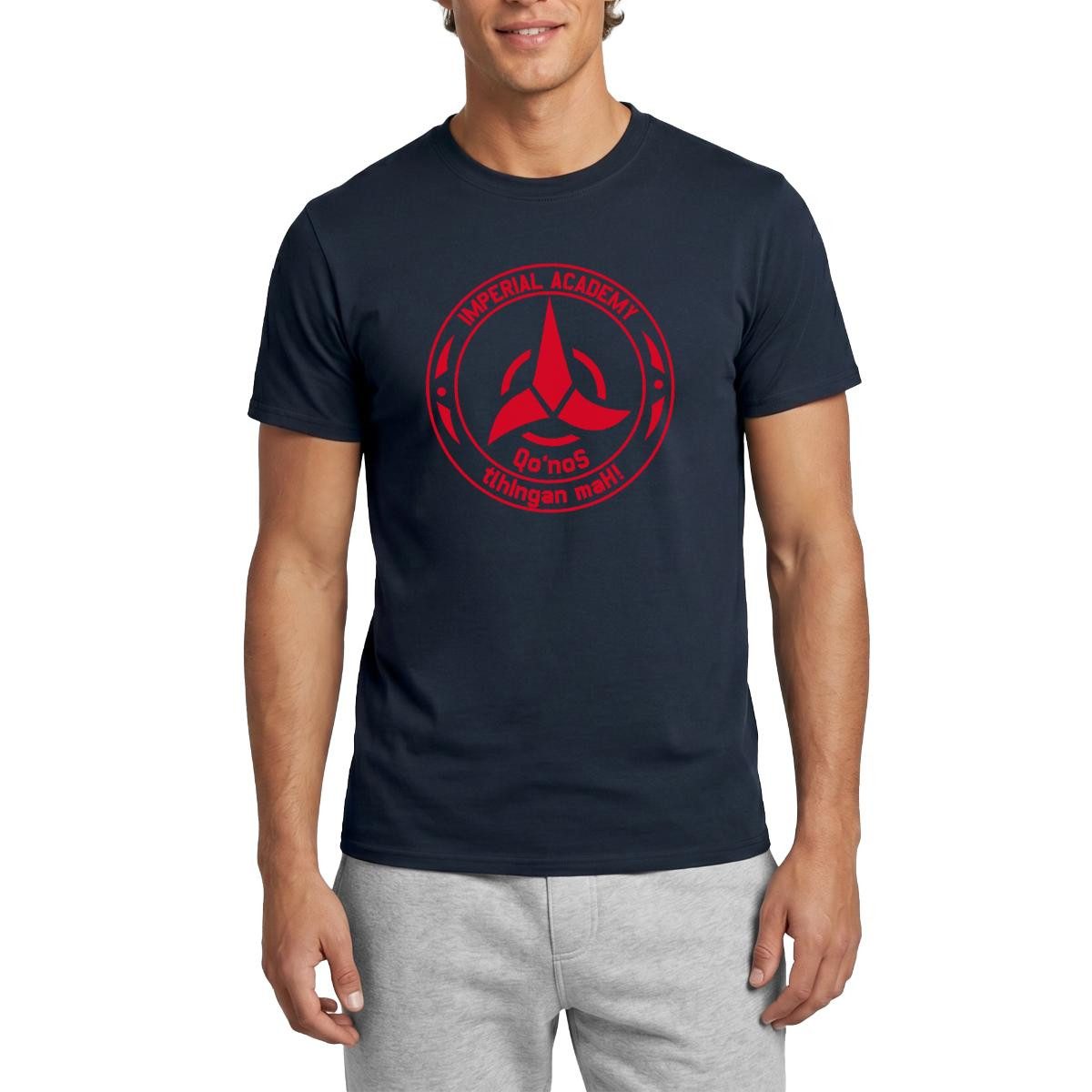 T-Shirt Star Trek Discovery Klingone Qo'noS Academy Männer T-Shirt