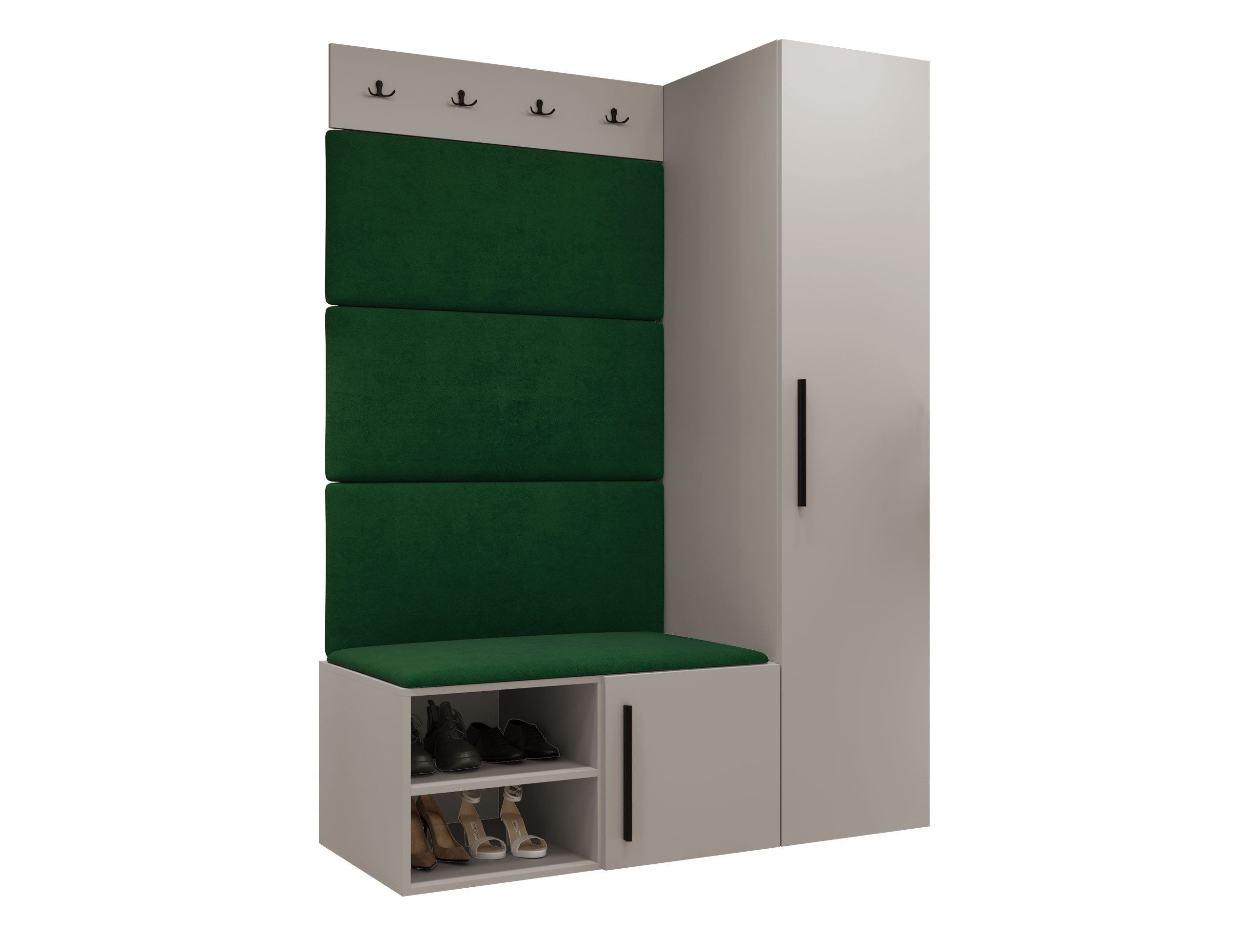 MIRJAN24 Garderoben-Set Medi II, (Drehtürenschrank, Schuhschrank, günstig online kaufen